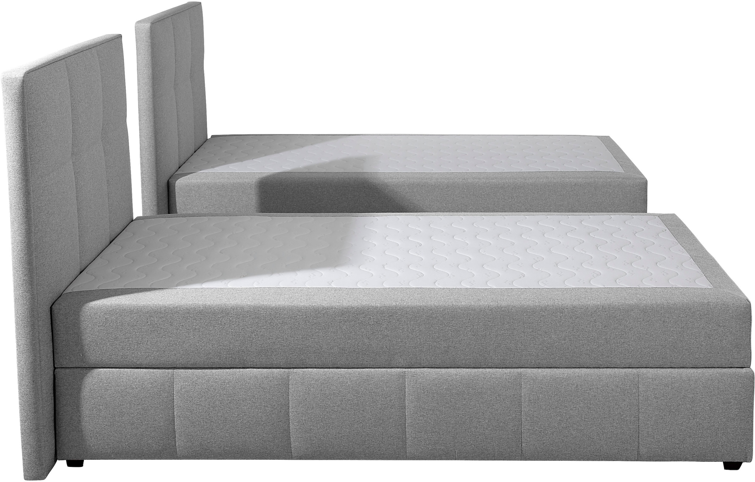 Home affaire Boxbett »Niemes inkl. Bettkasten und Topper, auch in Überlänge erhältlich« Boxbett mit Bettkasten, inkl. Topper