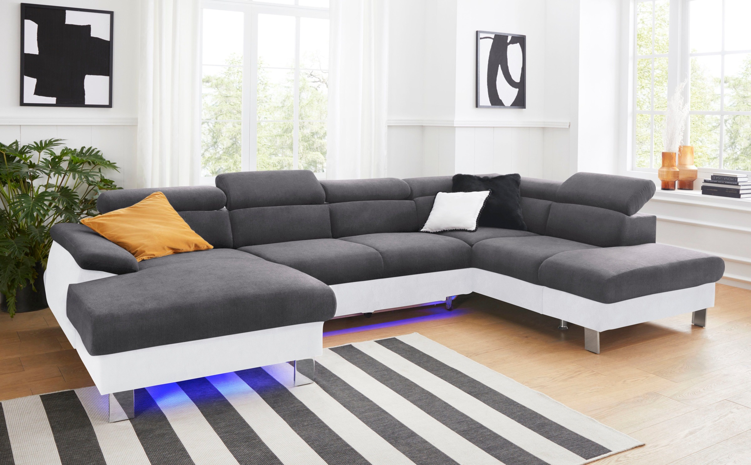 COTTA Polstergarnitur "Komaris U-Form", (Set), Set bestehend aus: Wohnlands günstig online kaufen