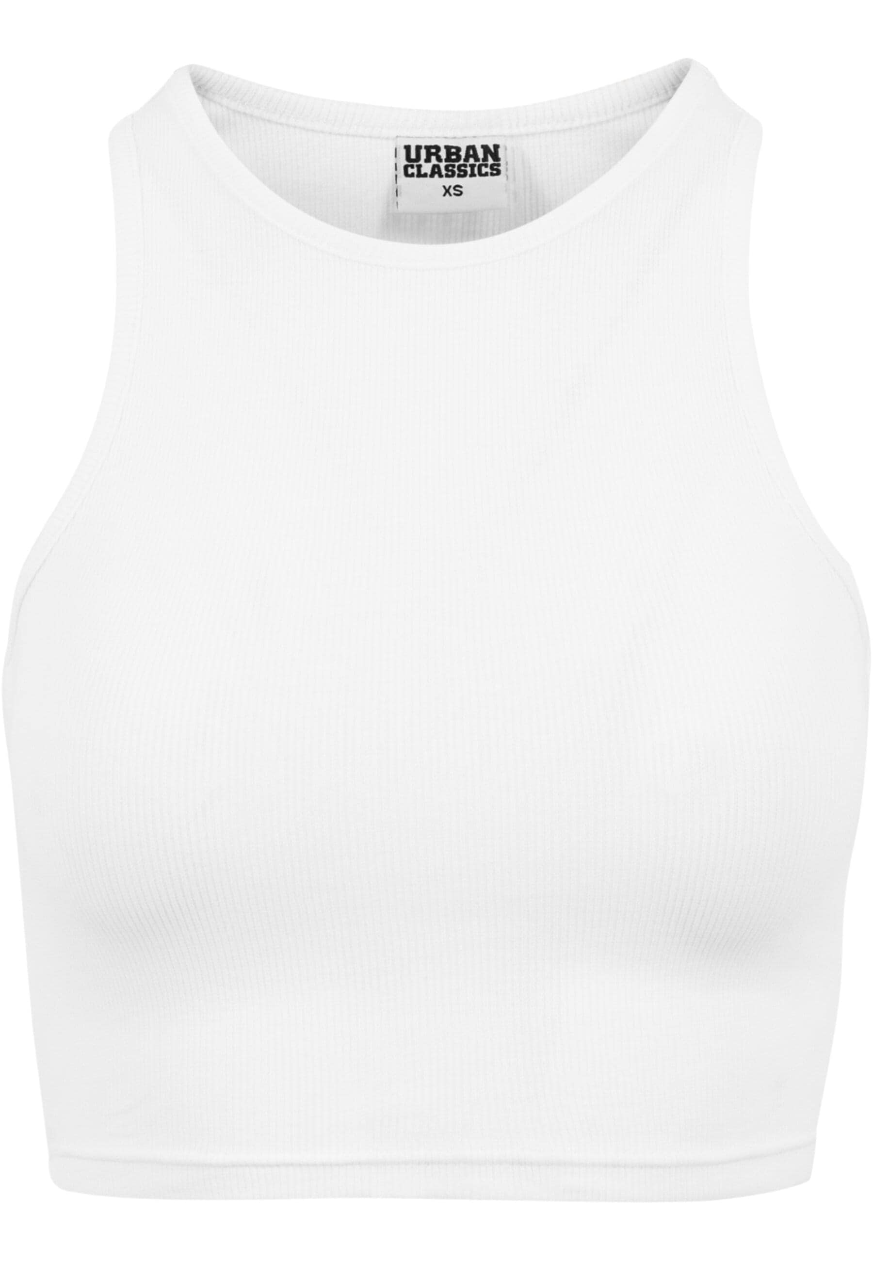 URBAN CLASSICS Muskelshirt "Urban Classics Damen Ladies Cropped Rib Top" 1 günstig online kaufen