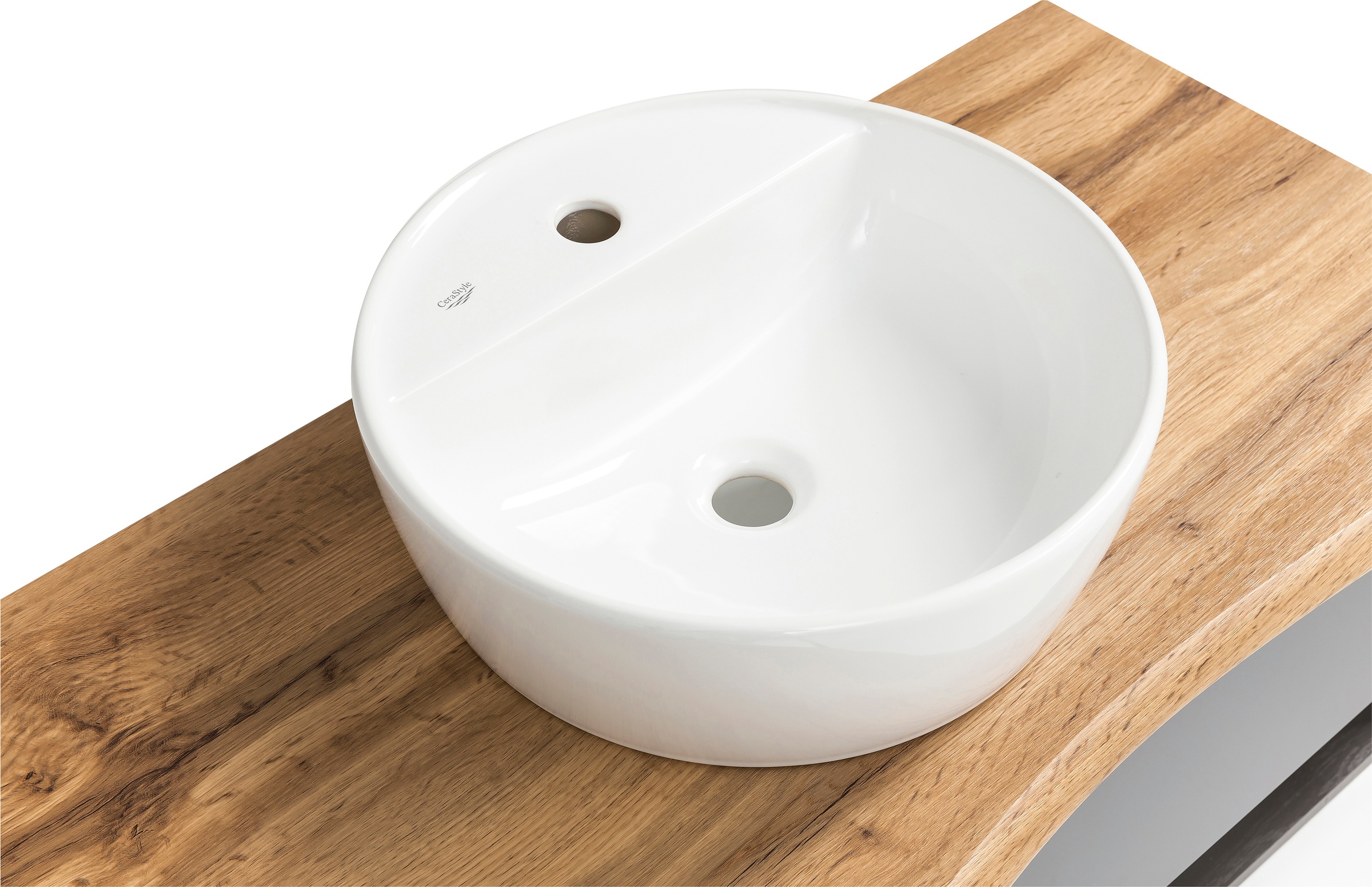 welltime Badmöbel-Set »Stubach« Spiegelschrank und Waschtisch, 2 Stk. tlg.