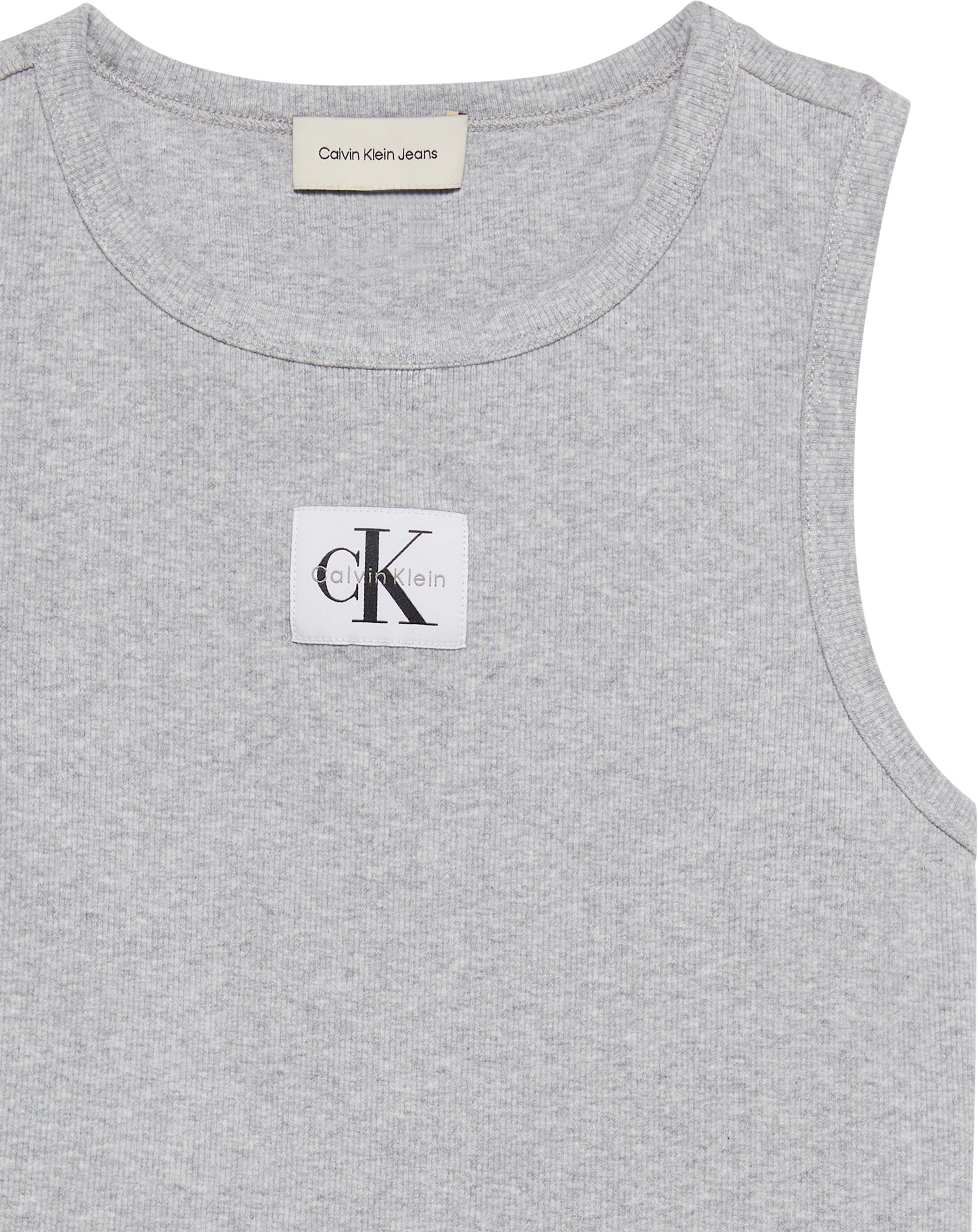Calvin Klein Jeans Tanktop »A - WVN LBL 2X2 CTTN«, Mit Rundhalsausschnitt