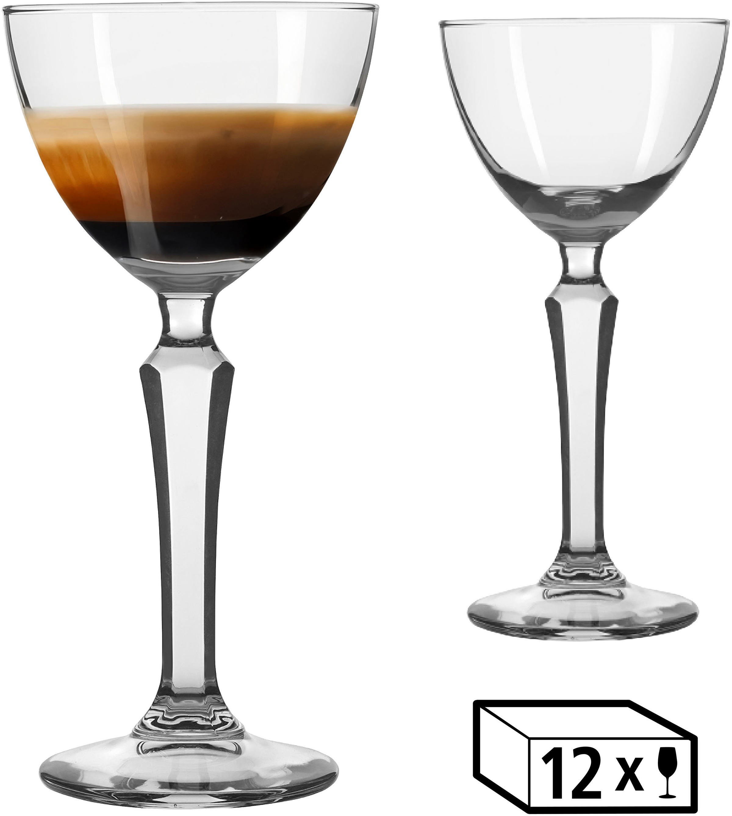LIBBEY Gläser-Set "Libbey Nick and Nora 12er Set -SPEAKEASY-" 141 ml, hochw günstig online kaufen