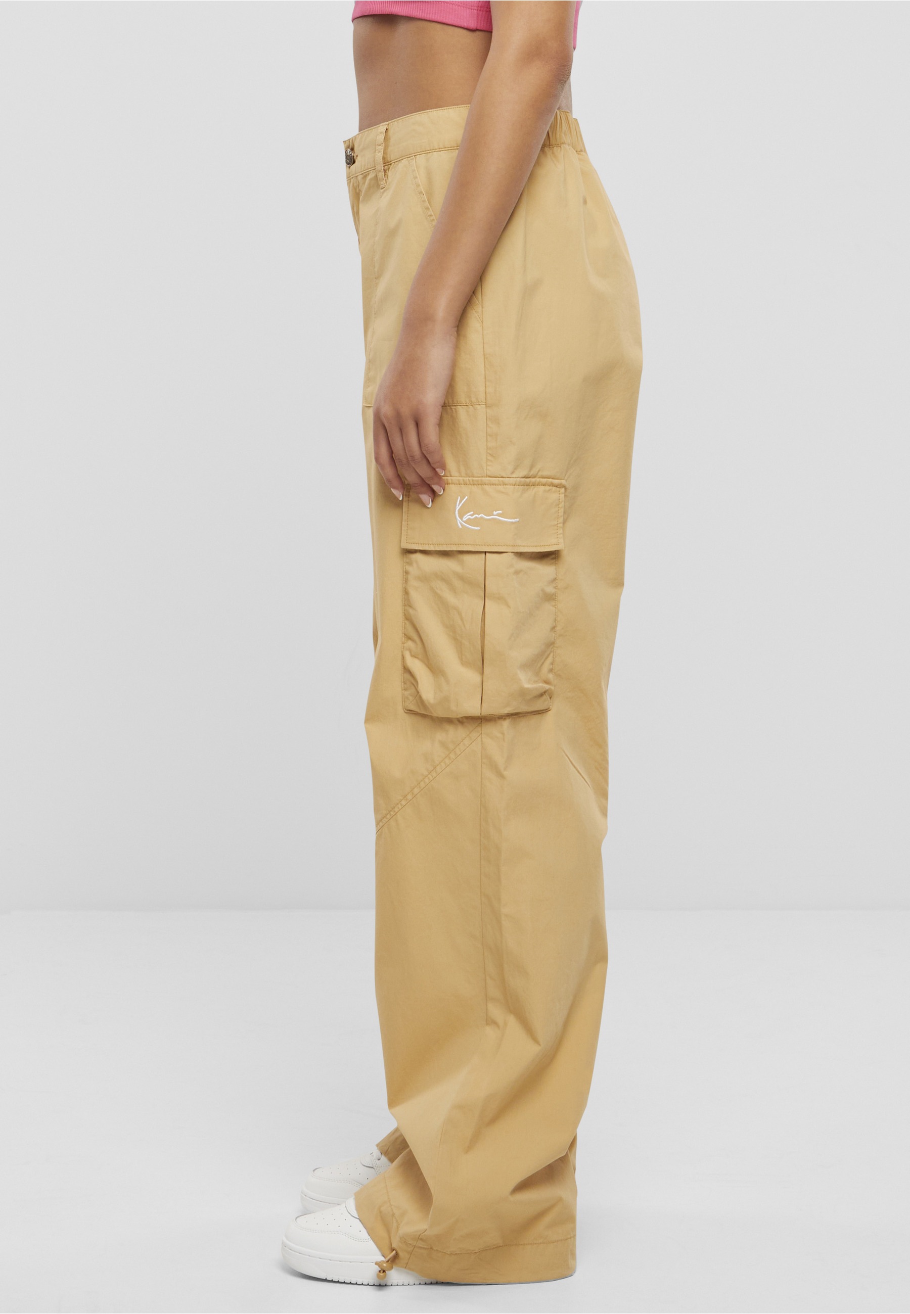 Karl Kani Cargohose »Karl Kani Damen Small Signature Washed Cargo Pants«