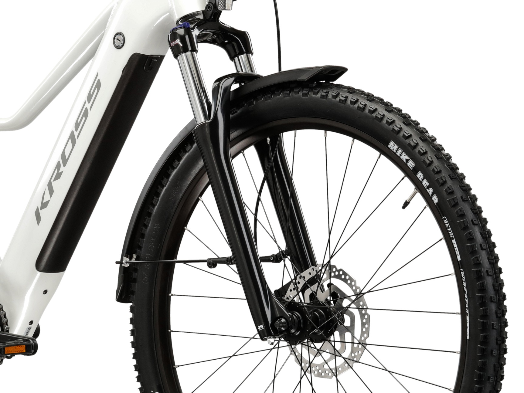 Kross »KROSS E-MTB Lea Boost 1.0 29 Zoll weiß 8 Gänge 2026« 8 Gang Shimano ESSA U2000 Schaltwerk Kettenschaltung Heckmotor 250 W