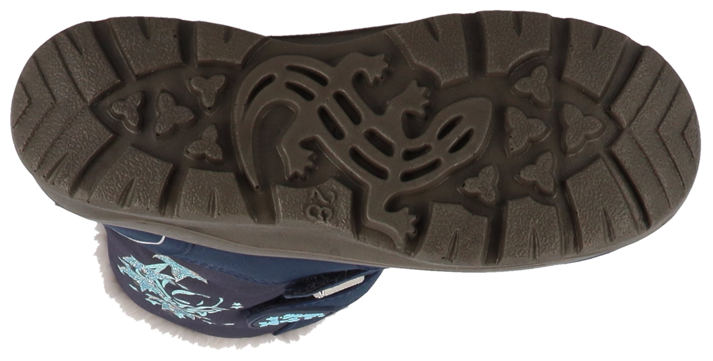Lurchi Winterboots »Kasandra SYMPATEX«, Klettboots mit Glitzer, Größenschablone zum Download