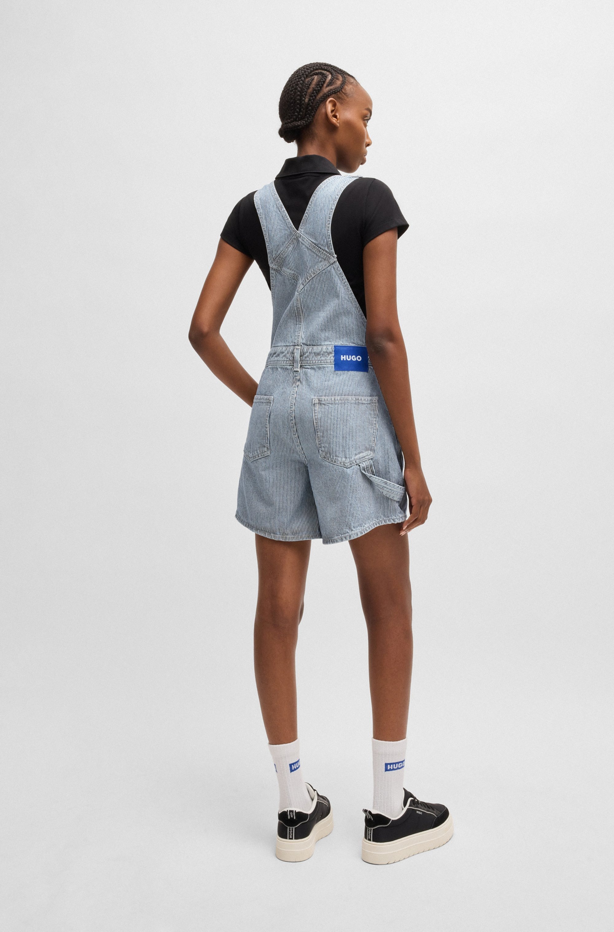 HUGO Blue Latzhose "Gaisha", mit Loop-Detail günstig online kaufen