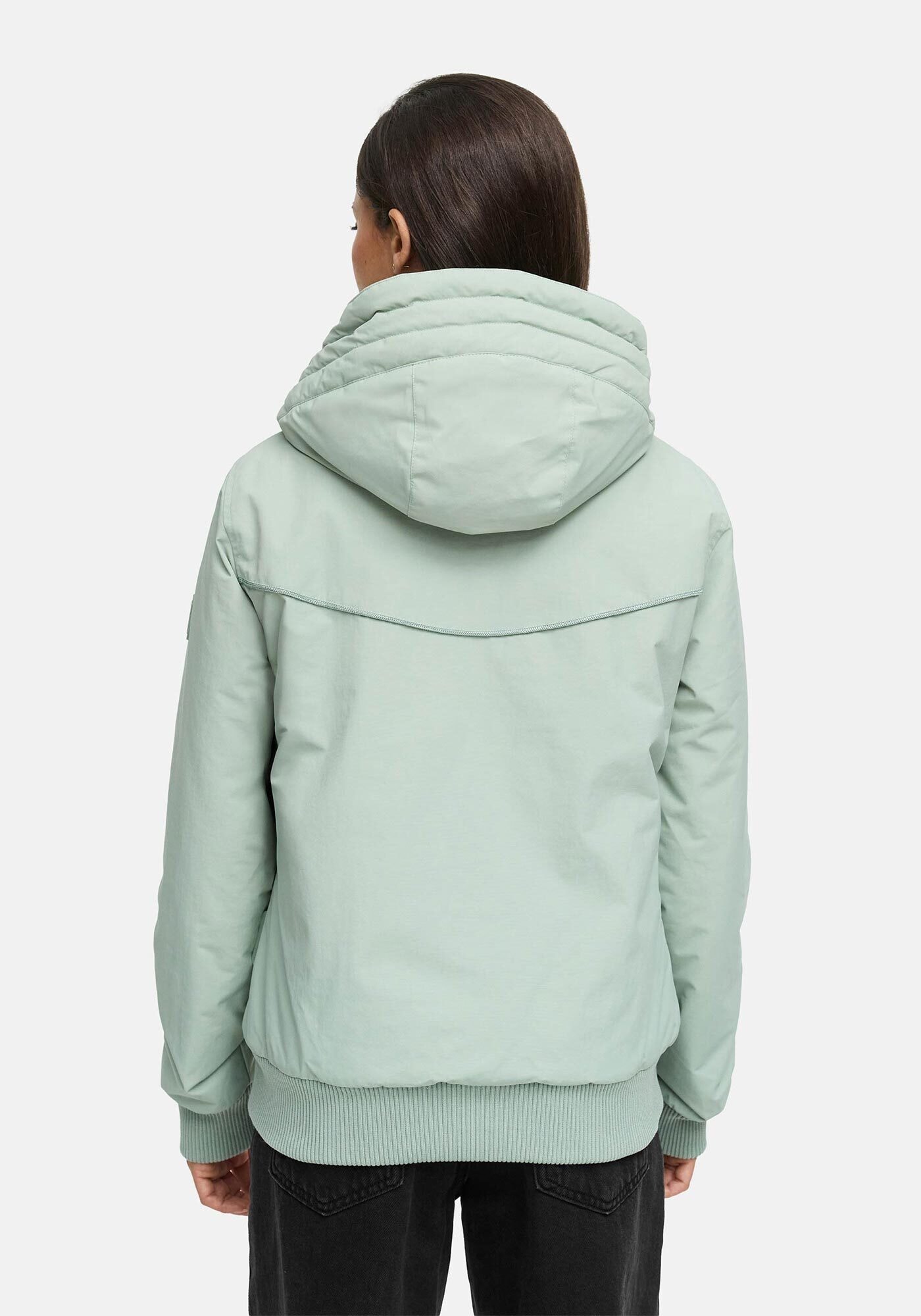 Marikoo Winterjacke »Mooni 16«, Gefütterte Winterjacke mit Kapuze und Kordelzug