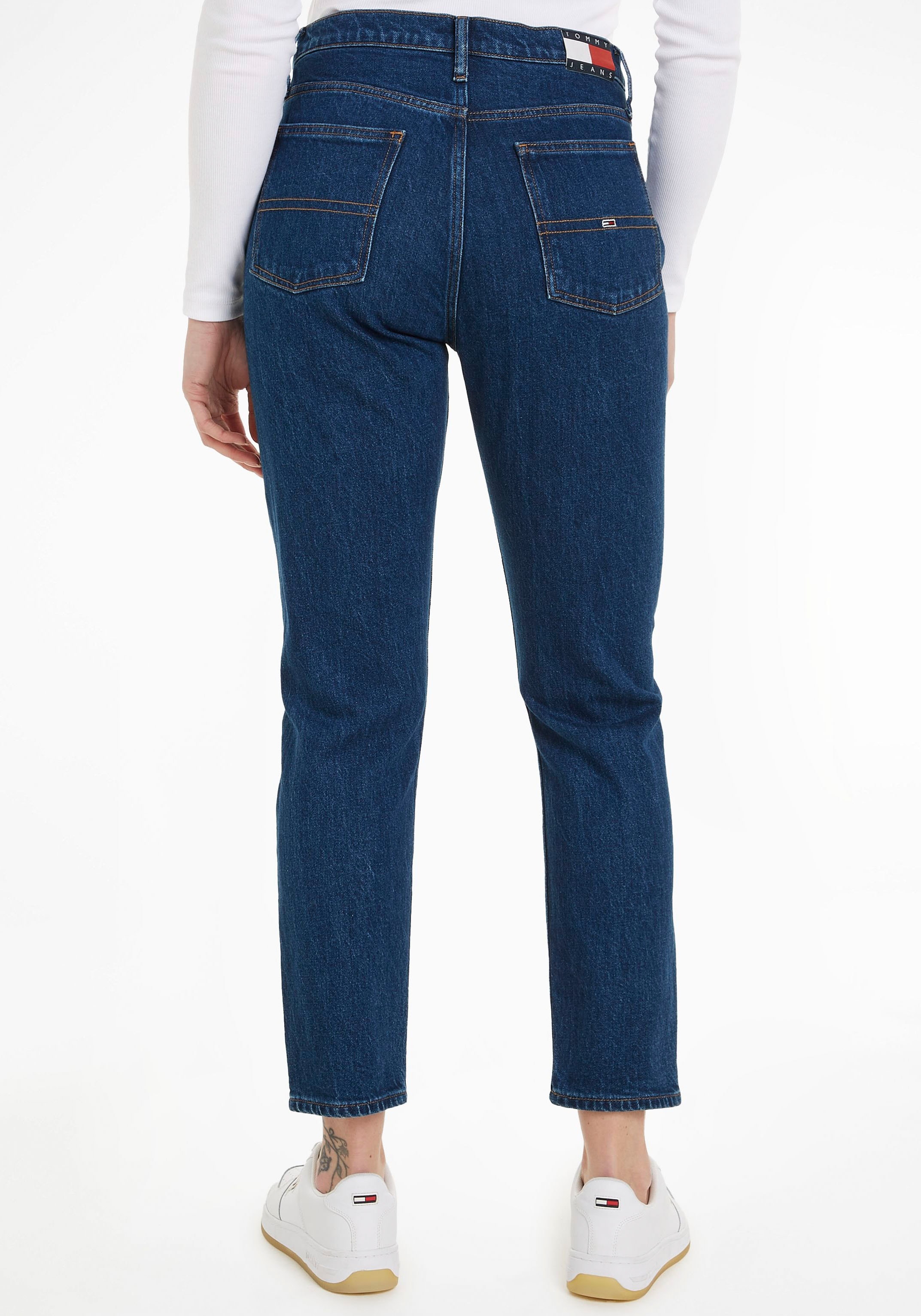 Tommy Jeans Slim-fit-Jeans "IZZIE HGH SL ANK BH5131", mit Ledermarkenlabel günstig online kaufen