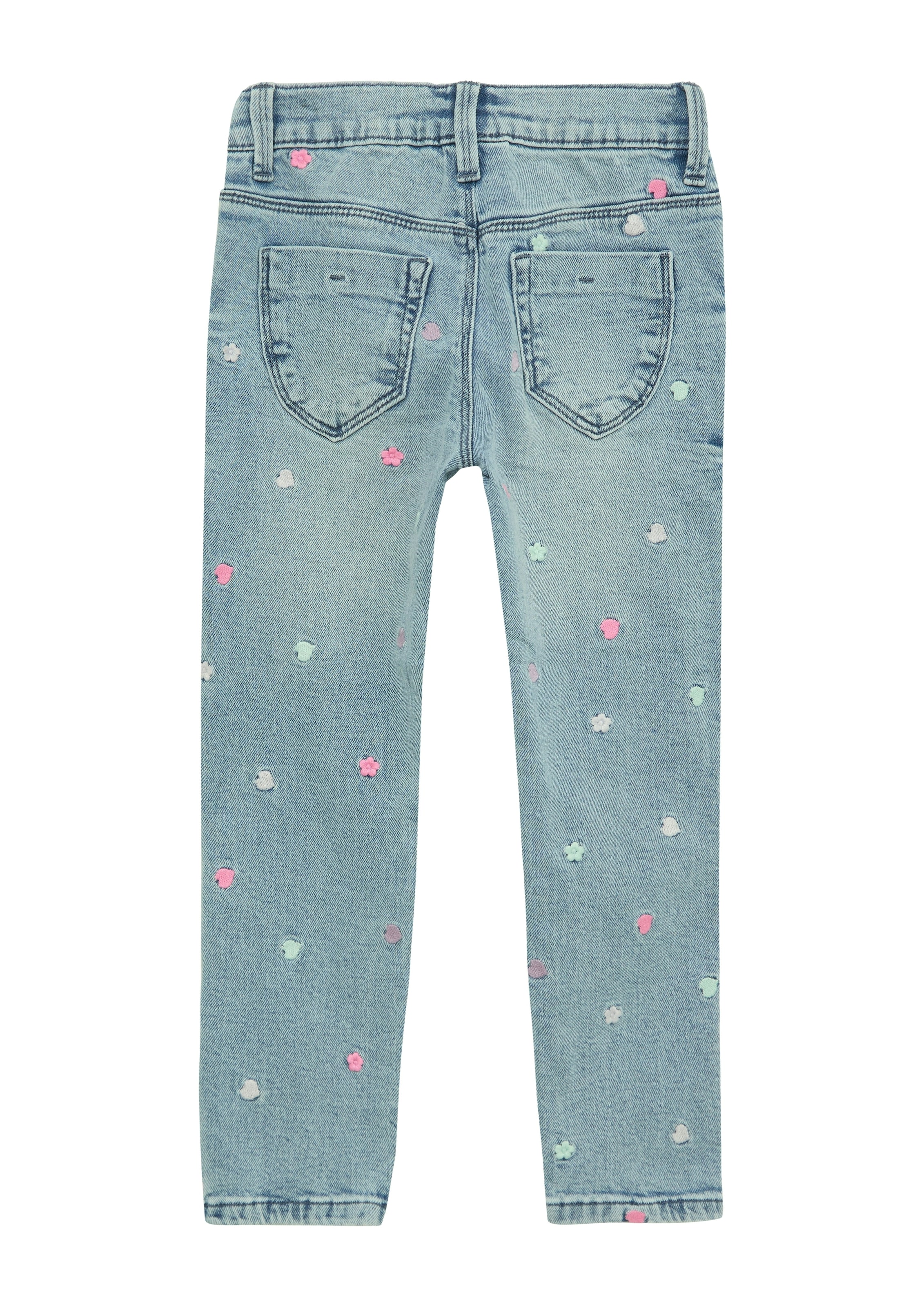 s.Oliver Junior Regular-fit-Jeans mit Print