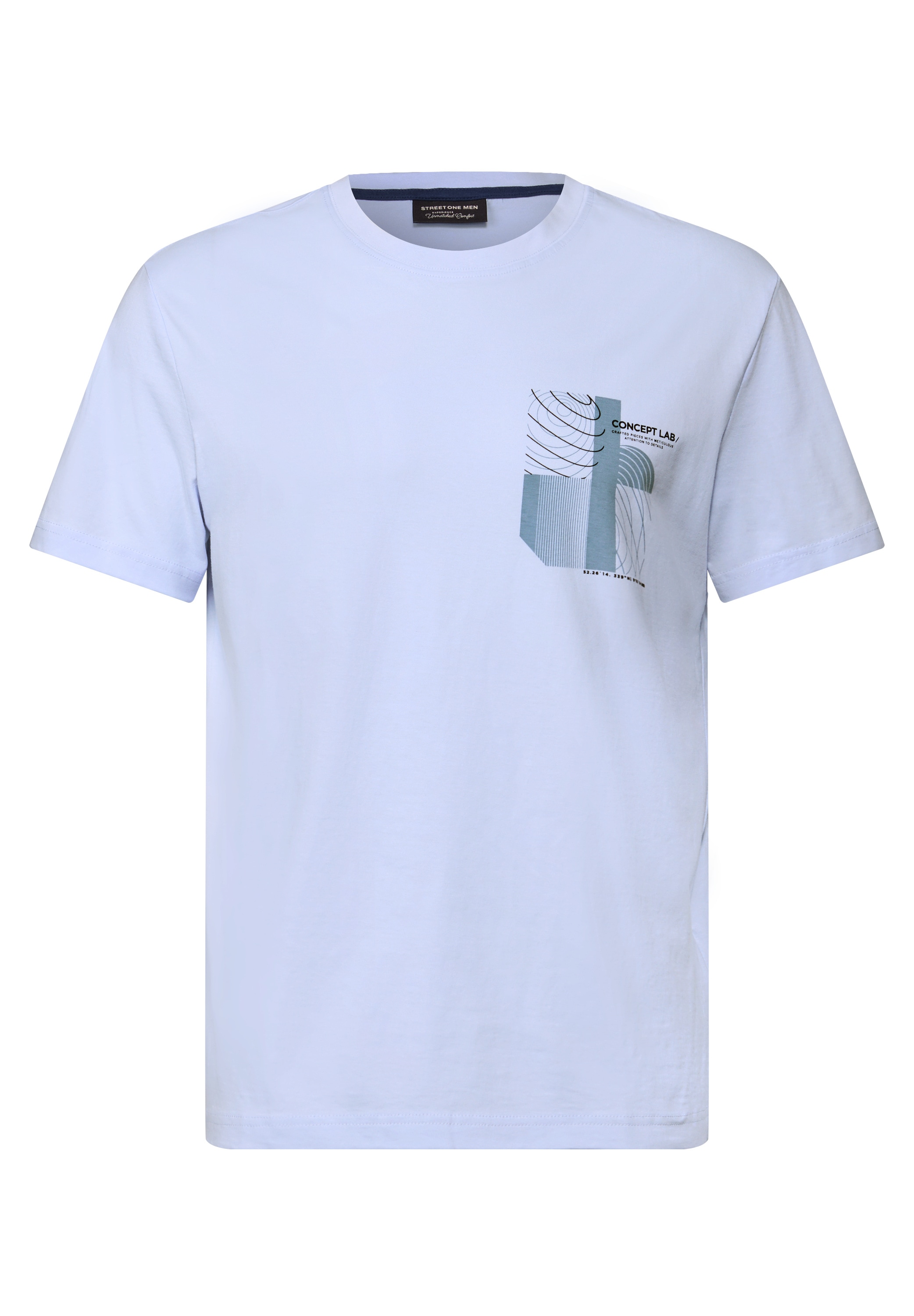 STREET ONE MEN T-Shirt, mit Rundhalsausschnitt