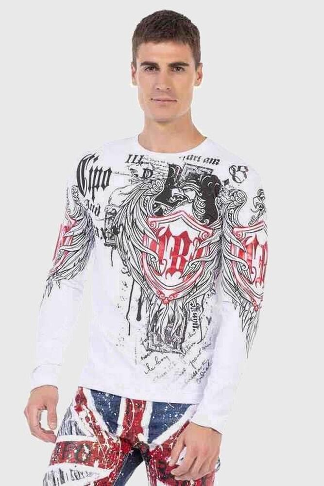 Cipo & Baxx Sweater "Sweatshirts", (1 tlg.), mit trendigen Print günstig online kaufen