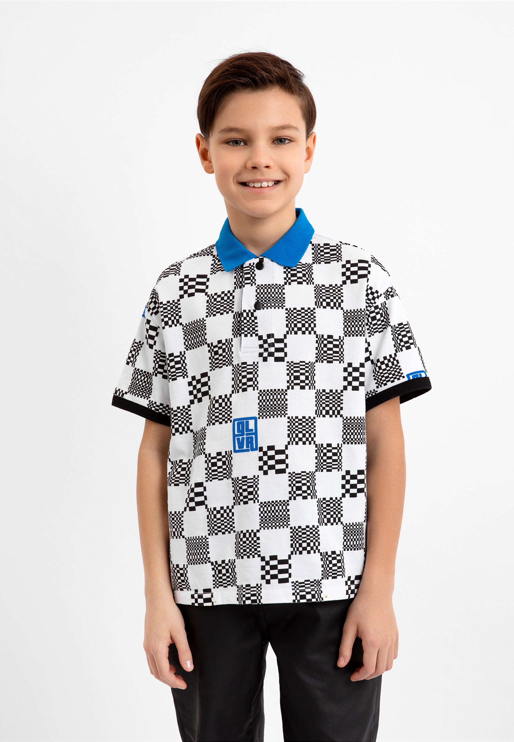 Gulliver ▷ in Karo-Design bestellen Poloshirt, BAUR tollem |