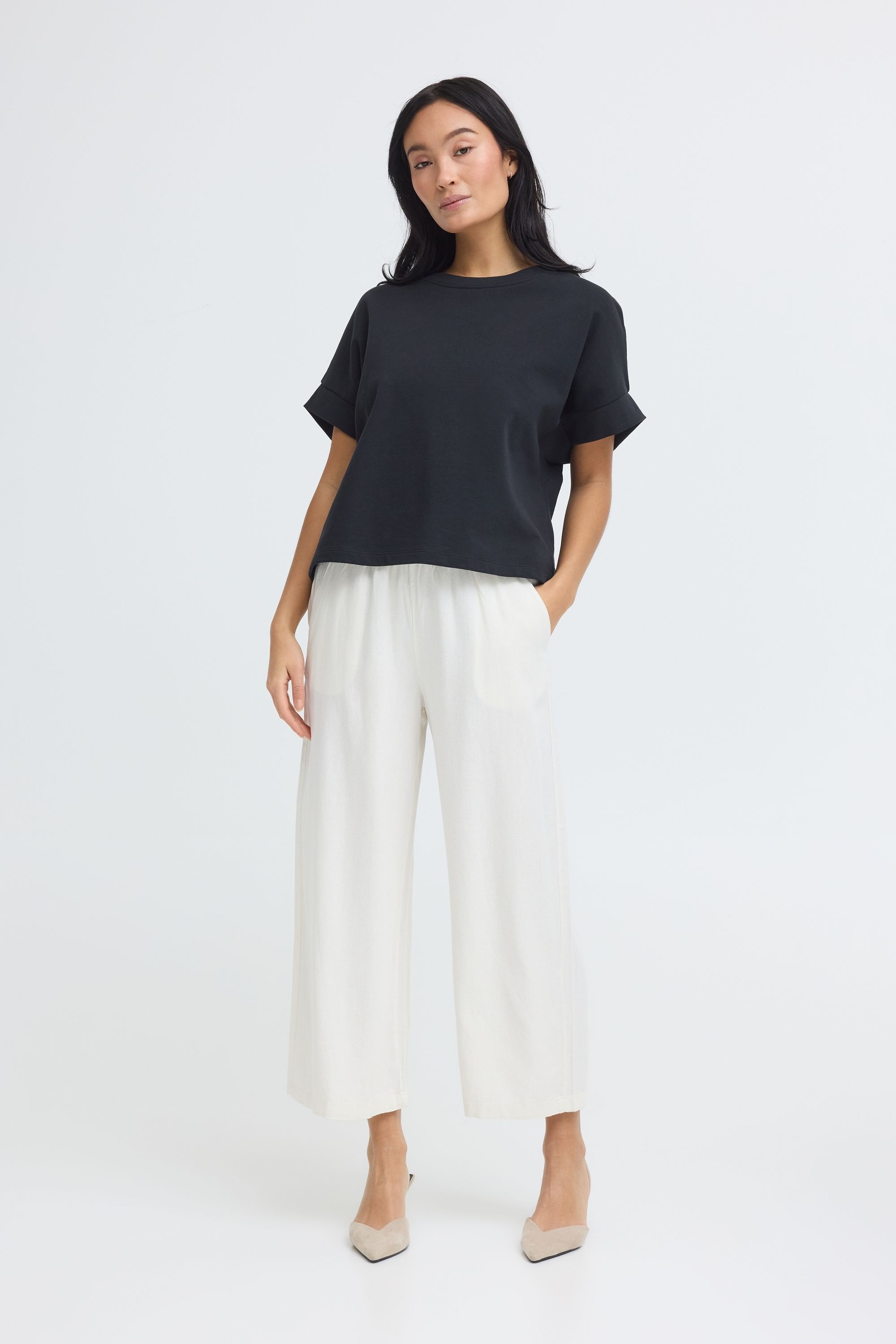 OXMO Loungehose "Loungehose OXNInna Linen Mix" günstig online kaufen