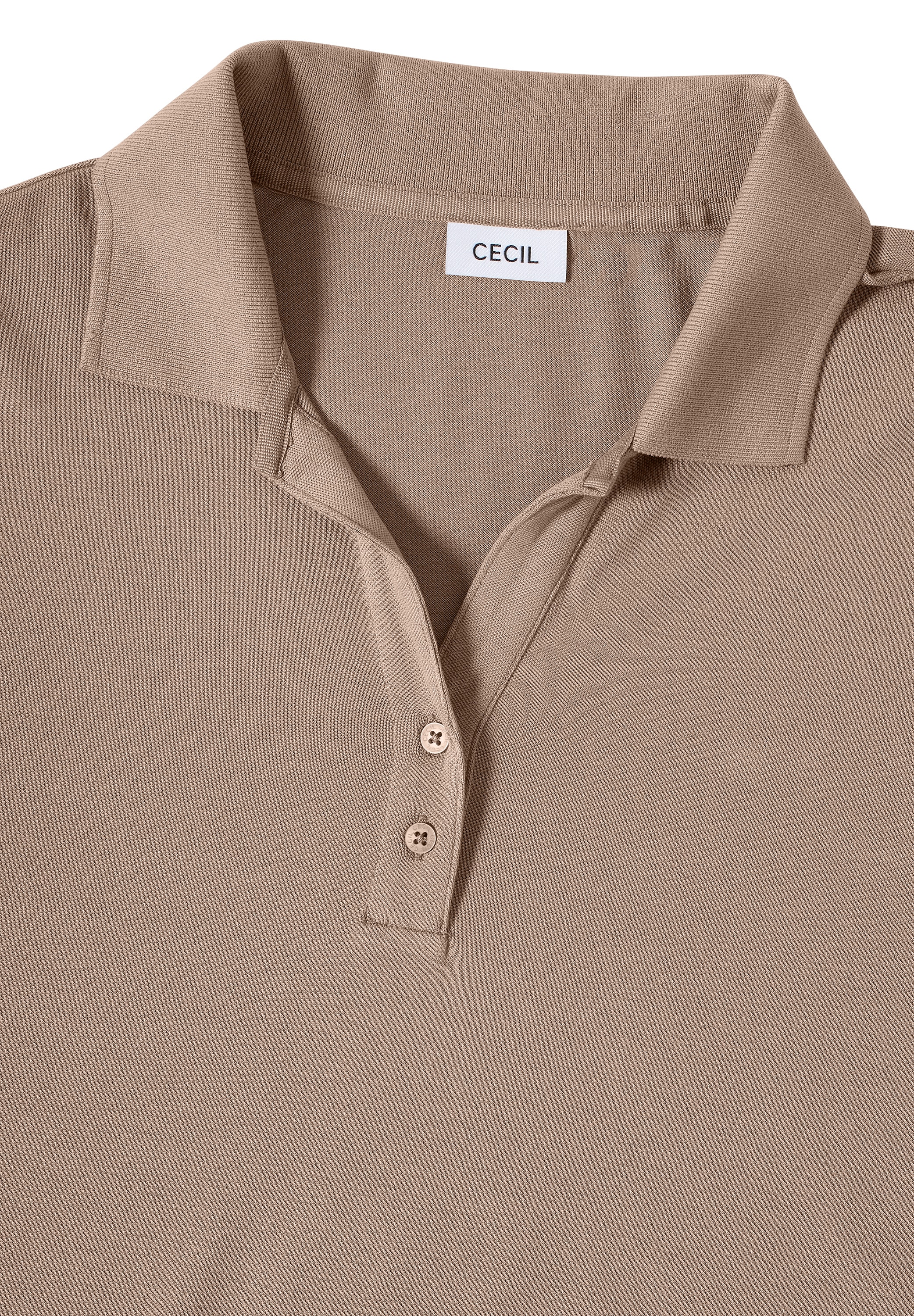 Cecil Poloshirt, in Unifarbe