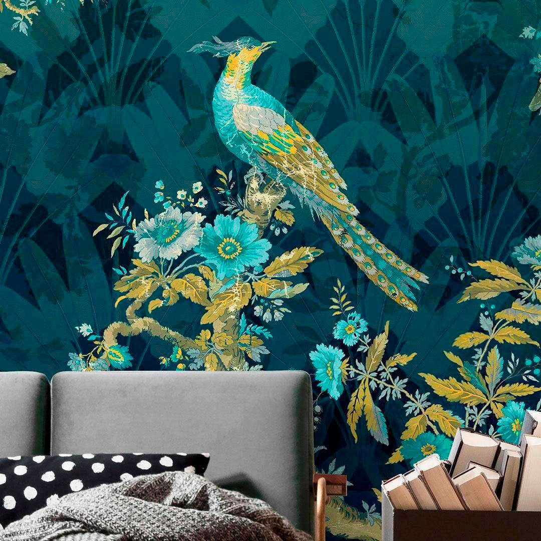 Thumbnail - Komar Vliestapete "Digitaldruck Vlies - Paradis - Größe 350 x 260 cm" bedruckt glatt Wohnzimmer, Schlafzimmer