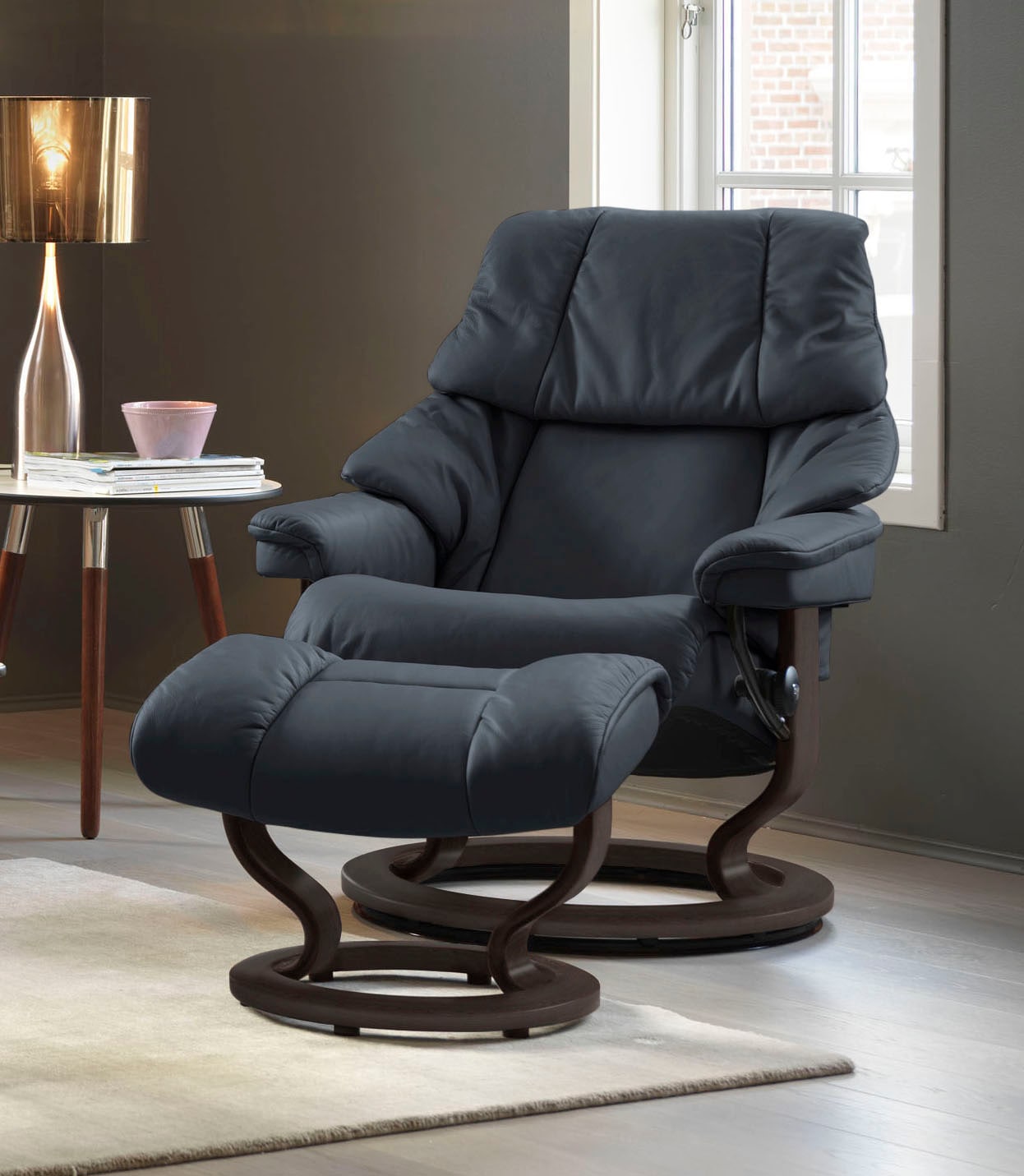 Stressless Relaxsessel "Reno" Set, Relaxsessel mit Hocker, mit Hocker, mit günstig online kaufen