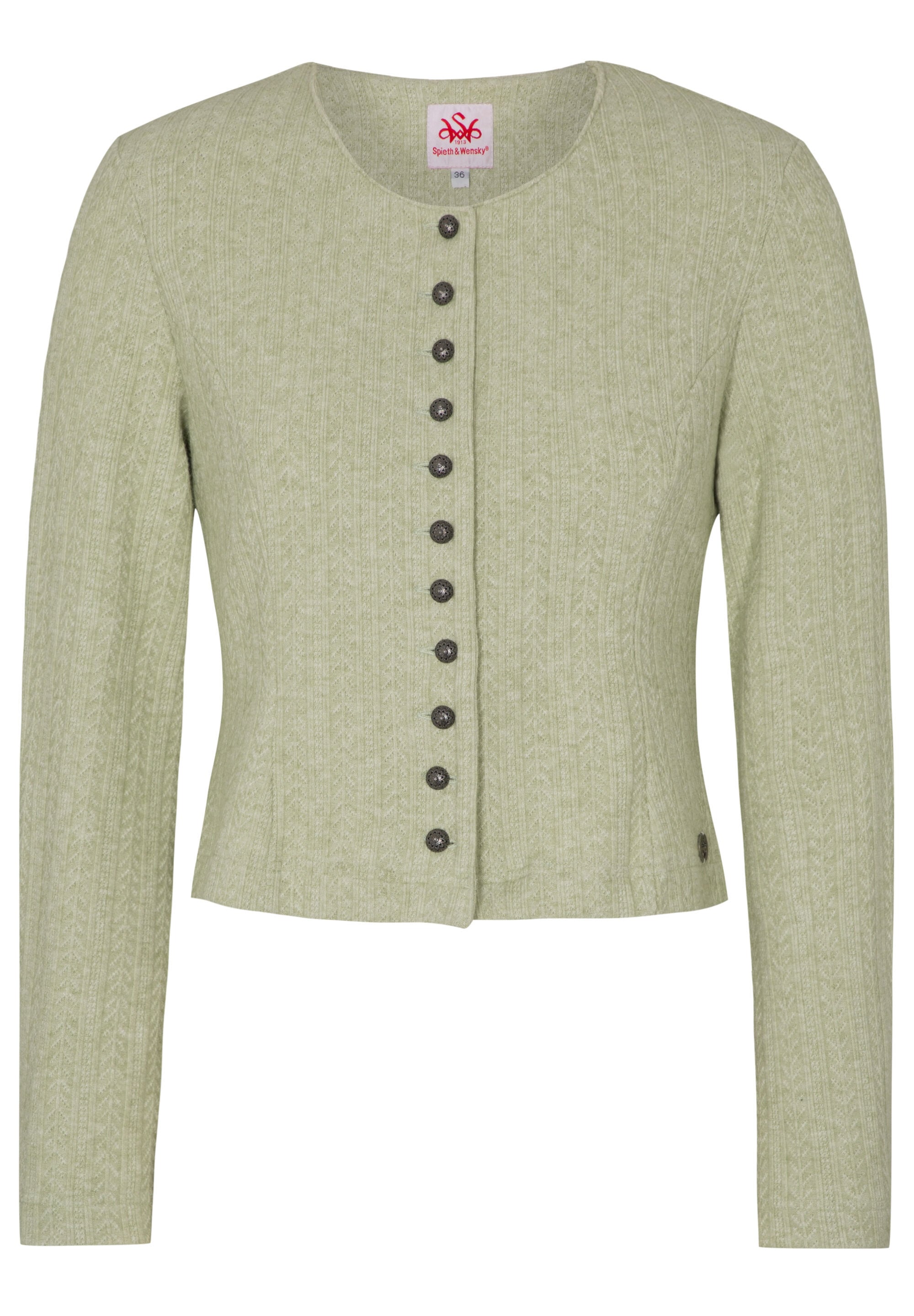 Spieth & Wensky Trachtenstrickjacke "Dietzing" mit Rundhals