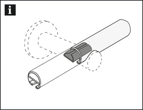 (1 BAUR GARDINIA 16 mm St.), Ø »Memphis«, Serie Verbinder Memphis Einzelprogramm | bestellen