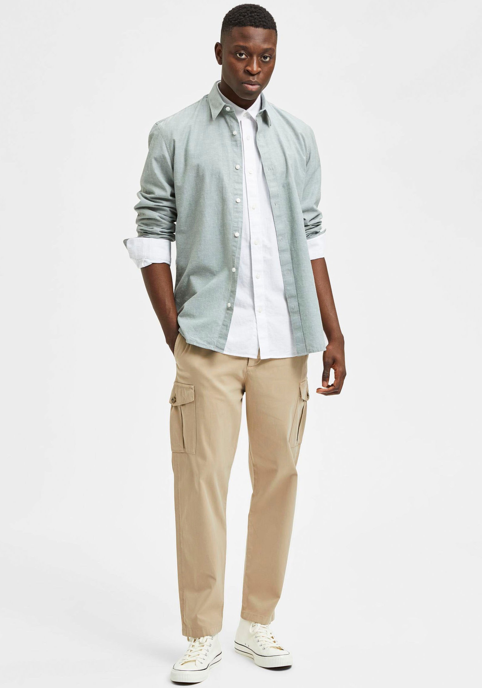 SELECTED HOMME Cargohose »WICK CARGO PANT«