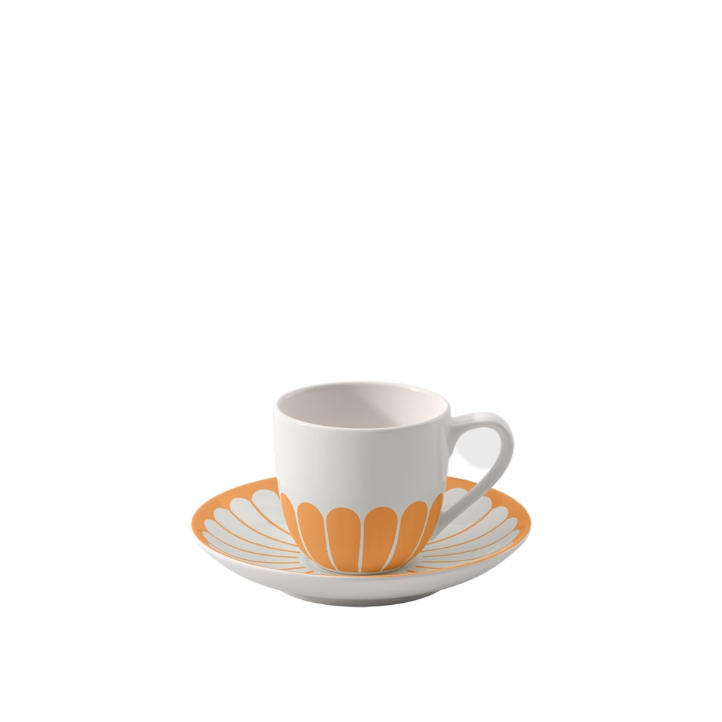 Villeroy & Boch Tasse "Espressotasse mit Untertasse Fleur Couleur 70 ml" günstig online kaufen