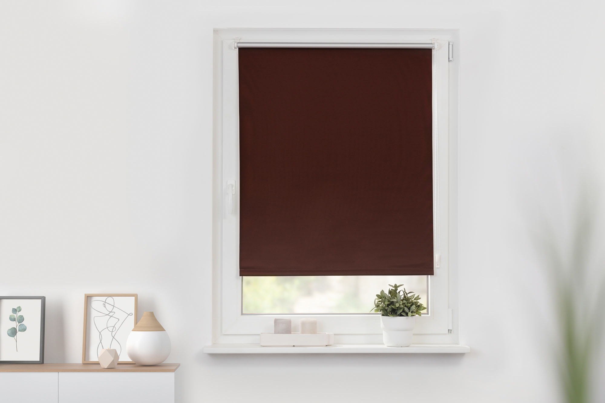 Thumbnail - LICHTBLICK ORIGINAL Seitenzugrollo "Klemmfix Hitzeschutz" verdunkelnd Perlreflex-beschichtet  energiesparend ohne Bohren...