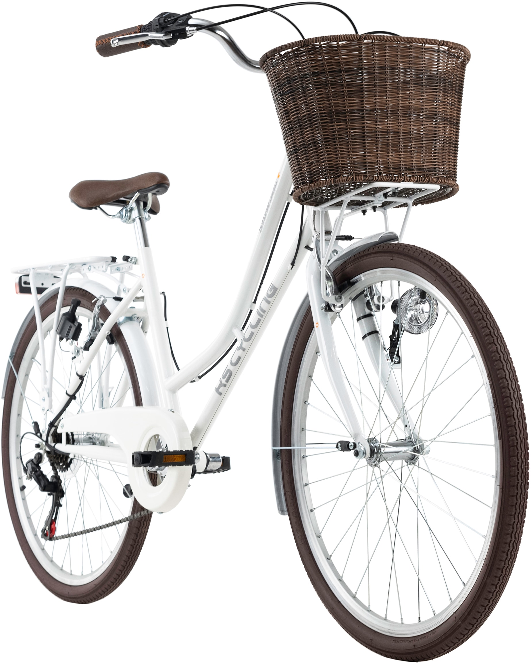 KS Cycling Cityrad »Stowage«, 6 Gang, Shimano, Tourney Schaltwerk, Kettenschaltung, für Damen, Kettenschaltung