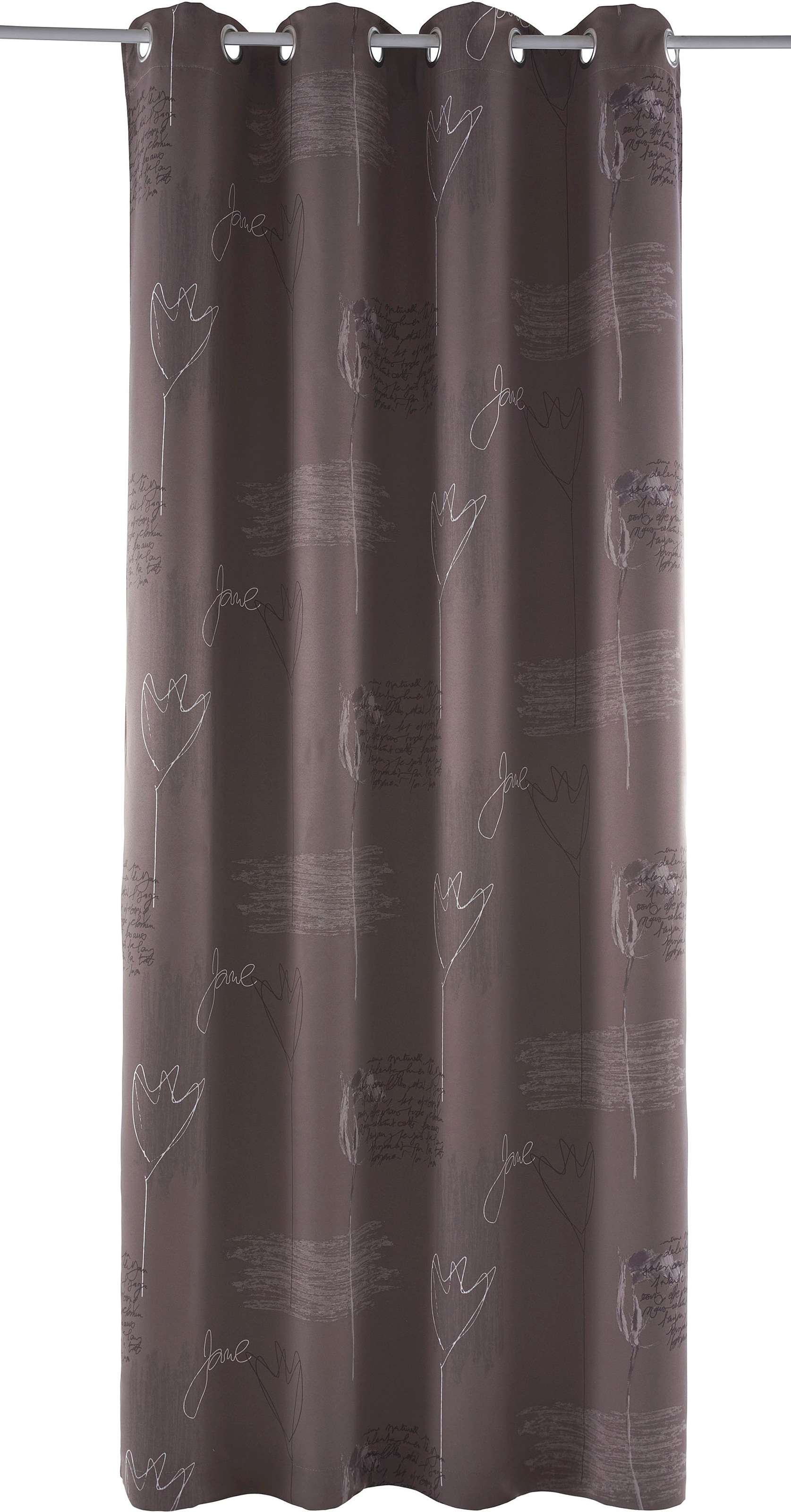 my home Vorhang "AMSTERDAM" Ösen 1 Stk. tlg. blickdicht, bedruckt, 135x235 günstig online kaufen