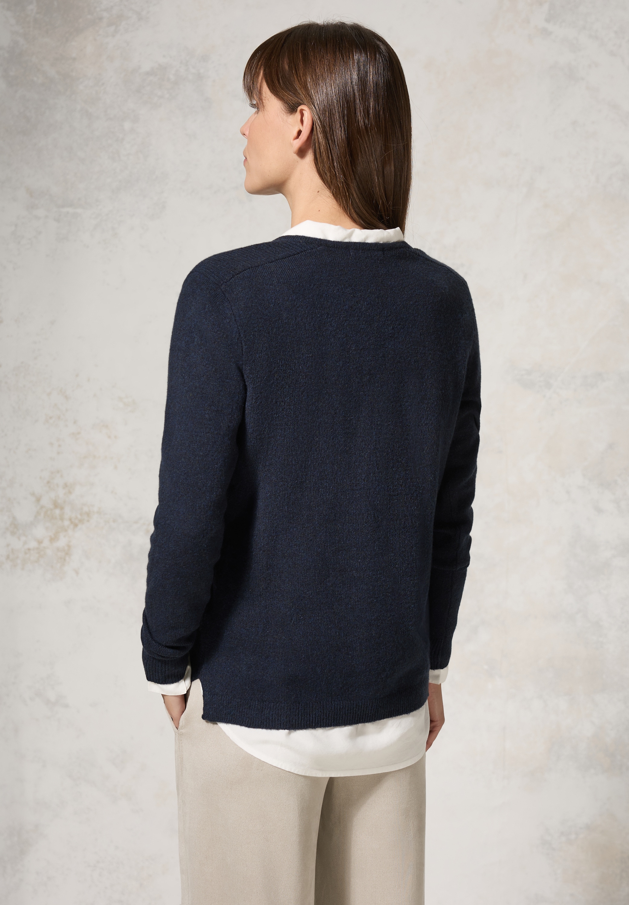 Cecil Strickpullover, mit Strick-Detail