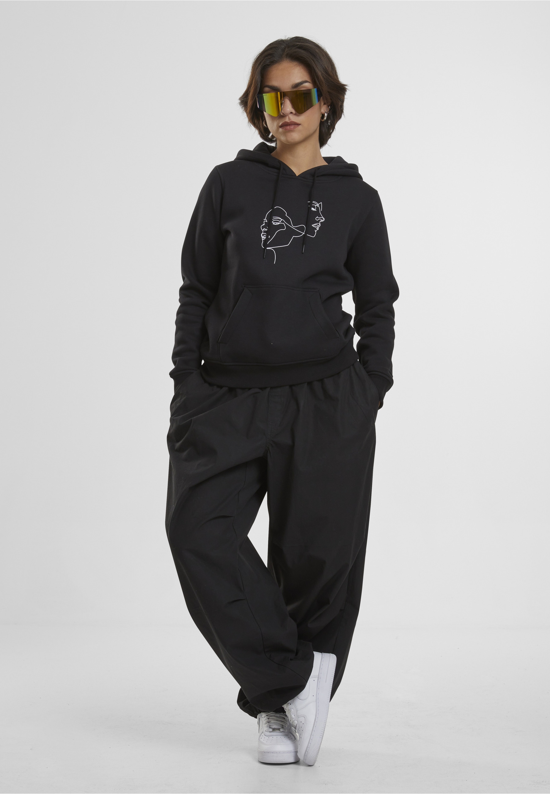 MisterTee Kapuzensweatshirt »MisterTee Ladies One Line Fit Hoody«
