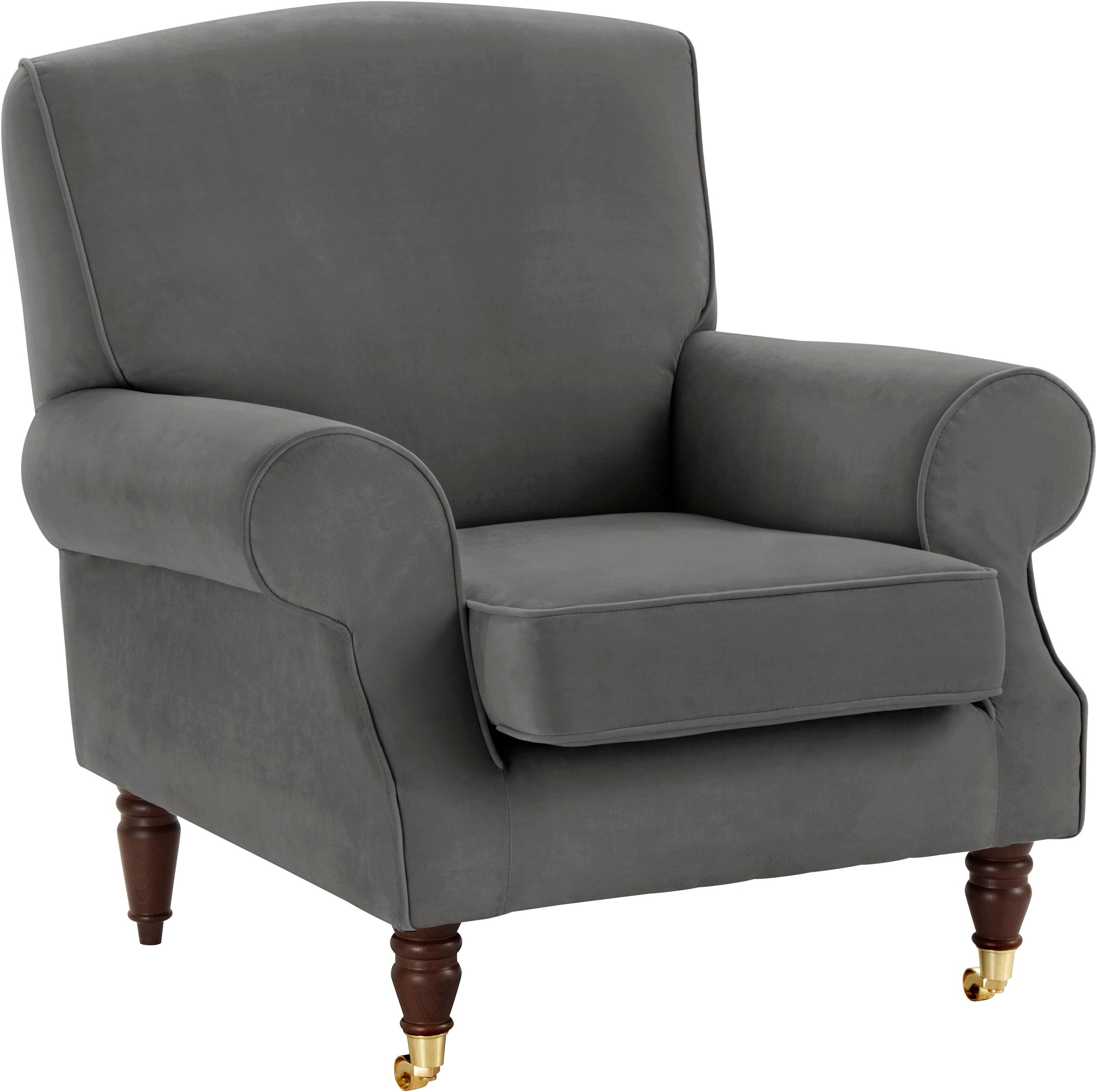 Home affaire Sessel "Rennes" in Samtoptik oder Baumwoll-Mix günstig online kaufen