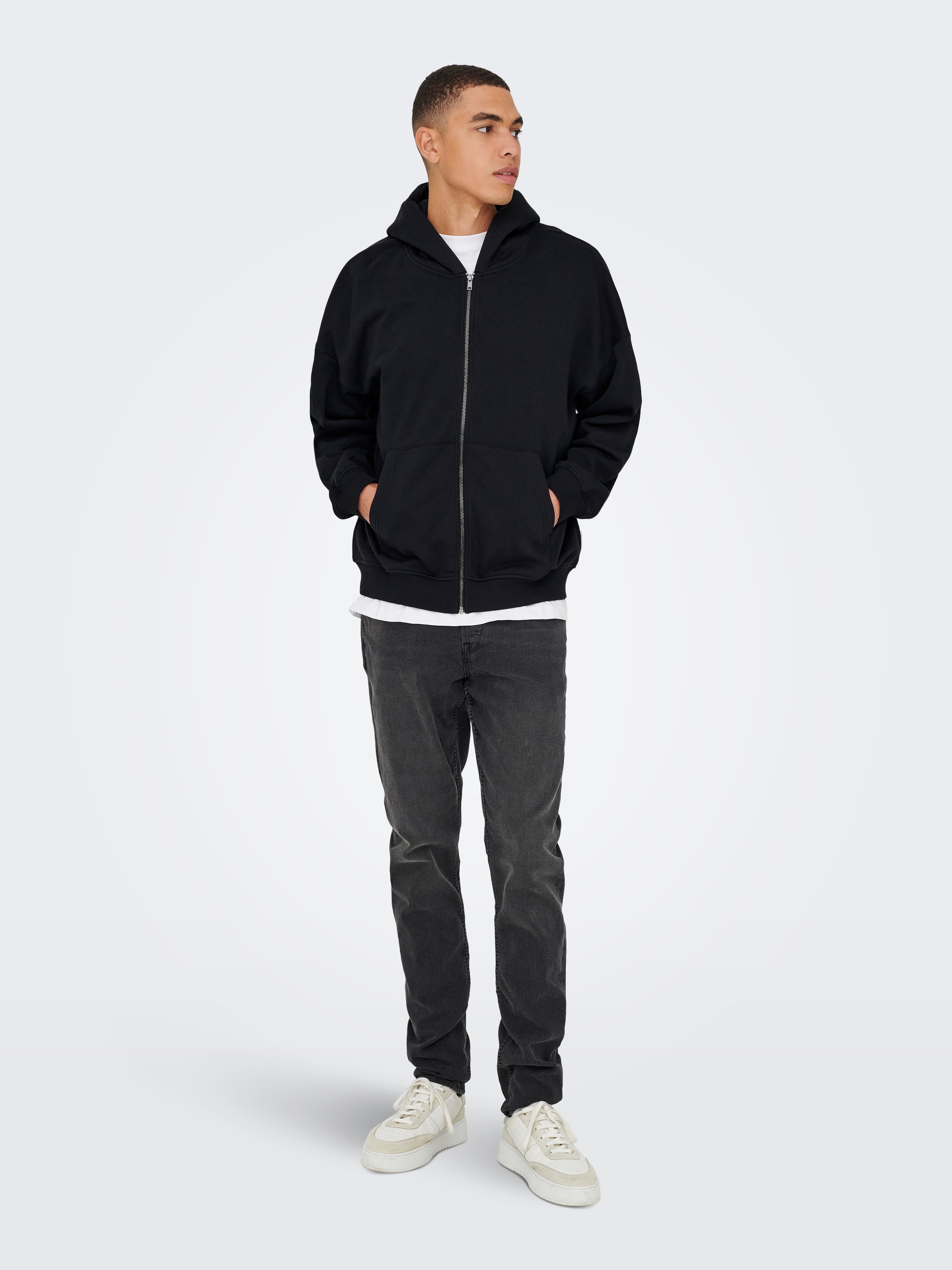 ONLY & SONS Kapuzensweatshirt »ONSTURNER LIFE VTG ZIP HOODIE SWEAT«