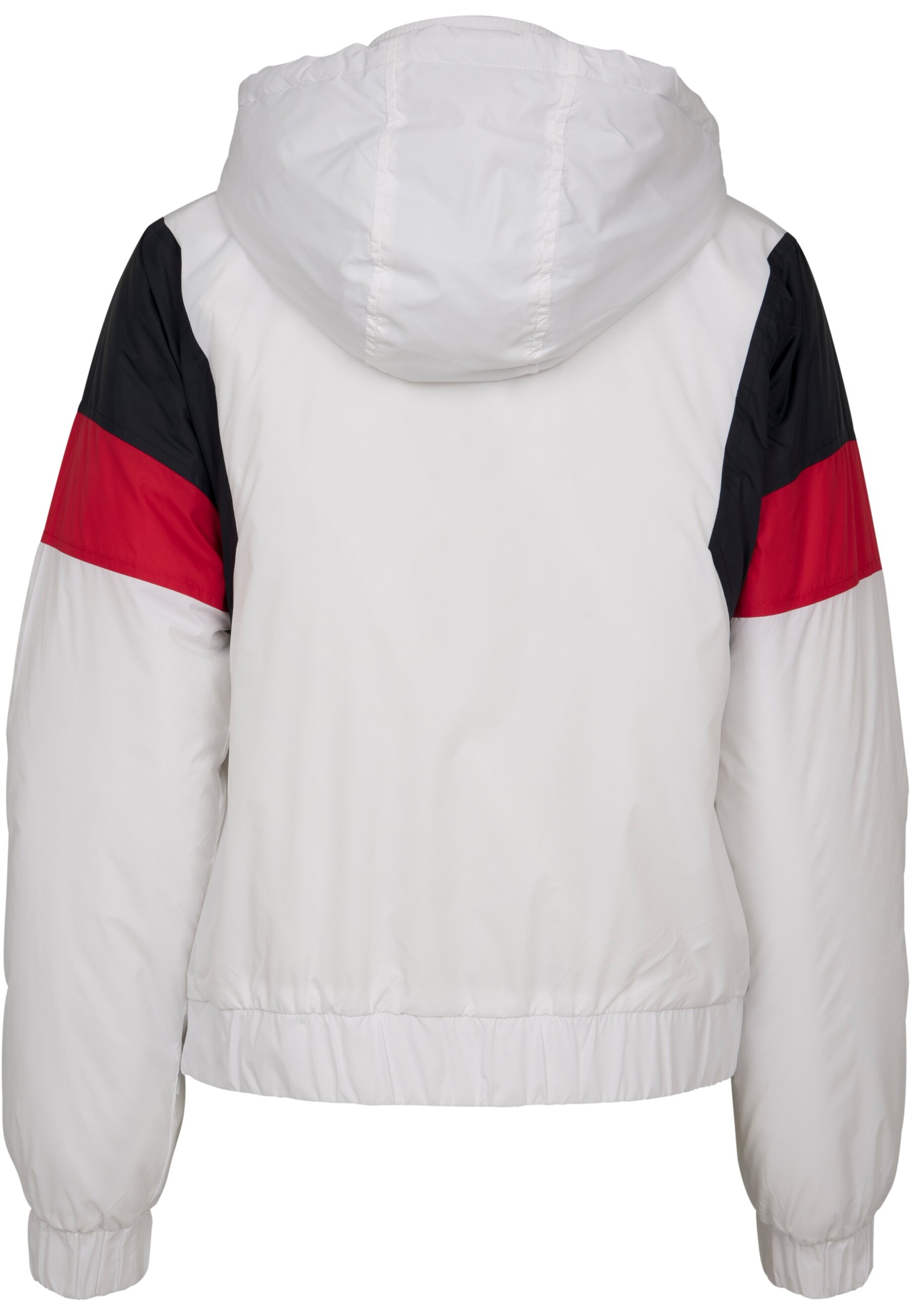 URBAN CLASSICS Allwetterjacke »Urban Classics Damen Ladies 3-Tone Padded Pull Over Jacket«, (1 St.), mit Kapuze