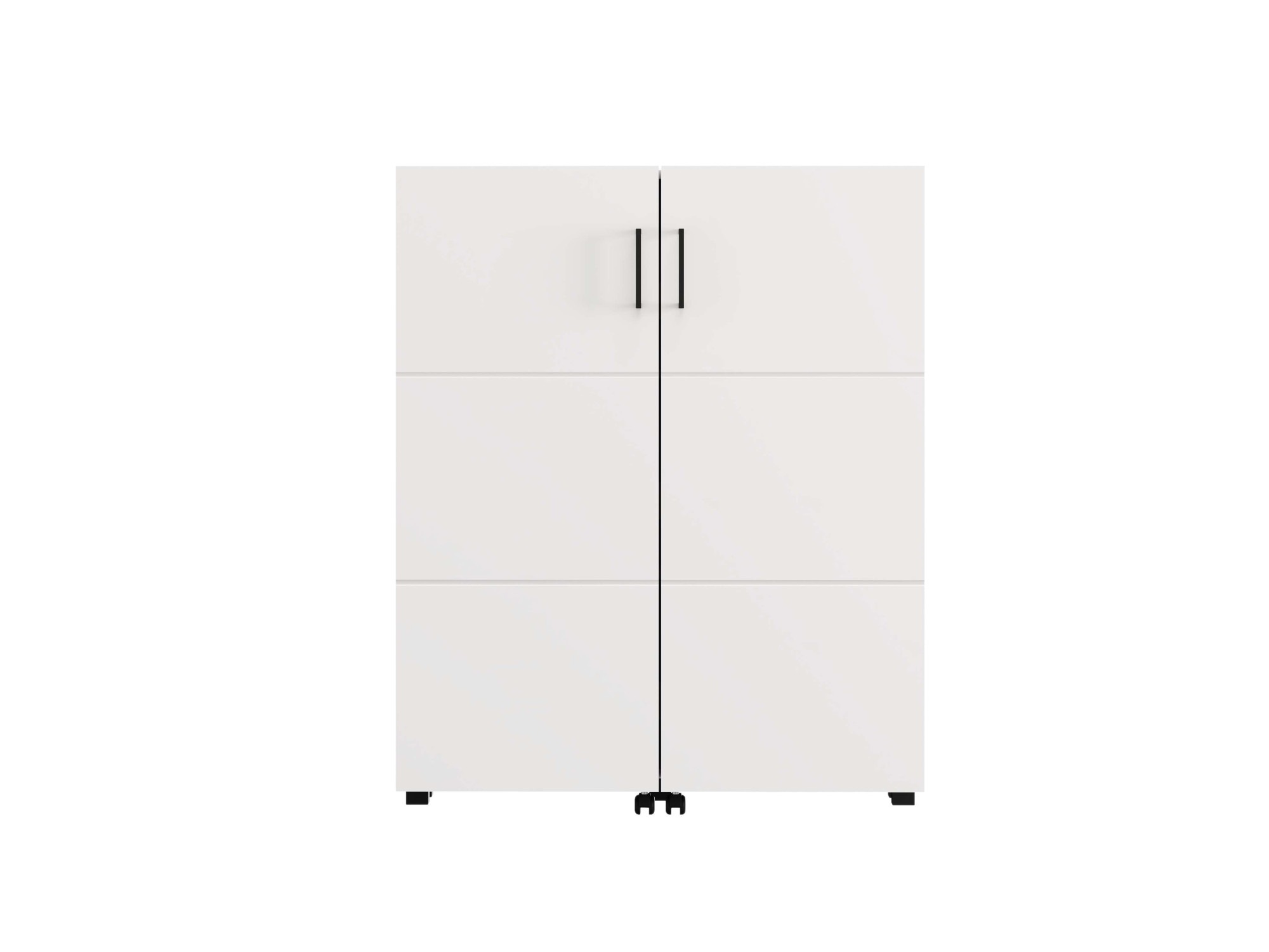 Home affaire Schuhschrank »Islay, Drehtüren auf Rollen, B/T/H: 91,6/32,4/113,2 cm« Schuhkommode mit Platz für ca. 24 Paar Schuhe bis Gr. 40