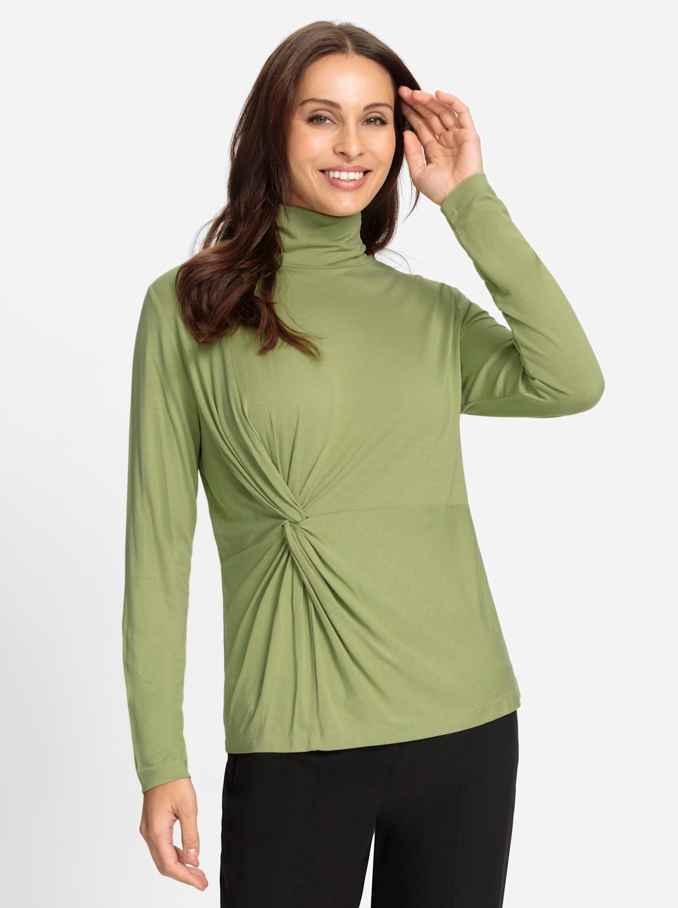 Lady Stehkragenshirt »Stehkragen-Shirt«, (1 tlg.)