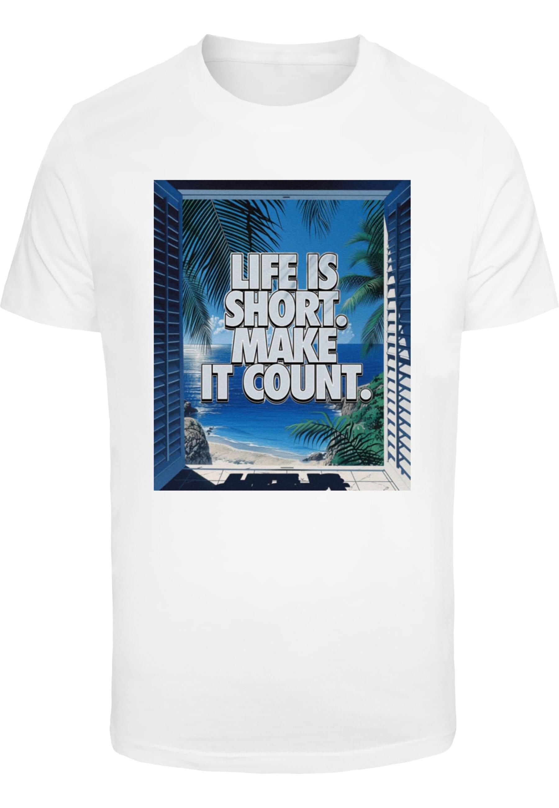 MisterTee T-Shirt "MisterTee Lifes Short Tee" 1 Stk. tlg. günstig online kaufen