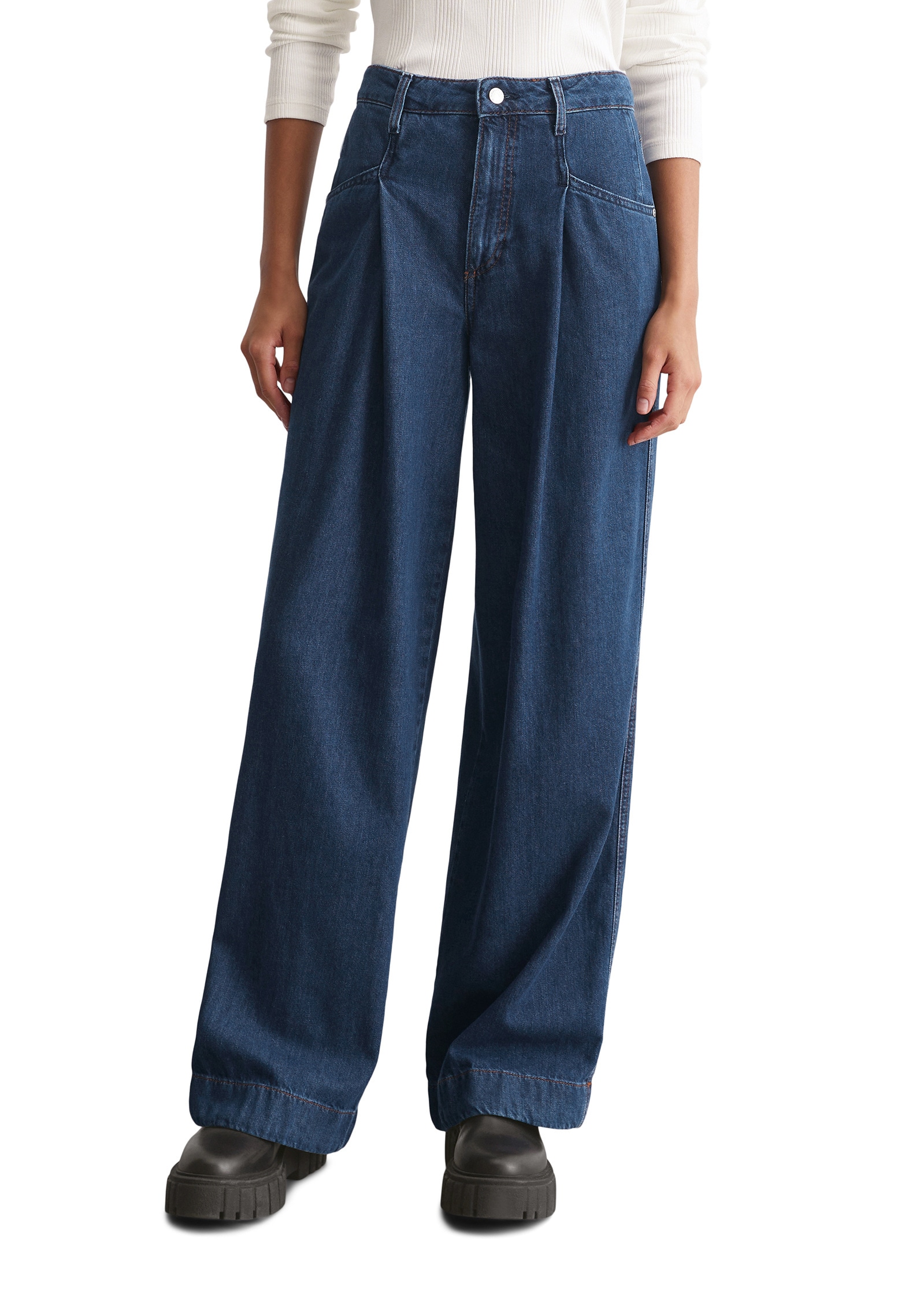 Marc OPolo DENIM Weite Jeans "aus reinem Organic Cotton"