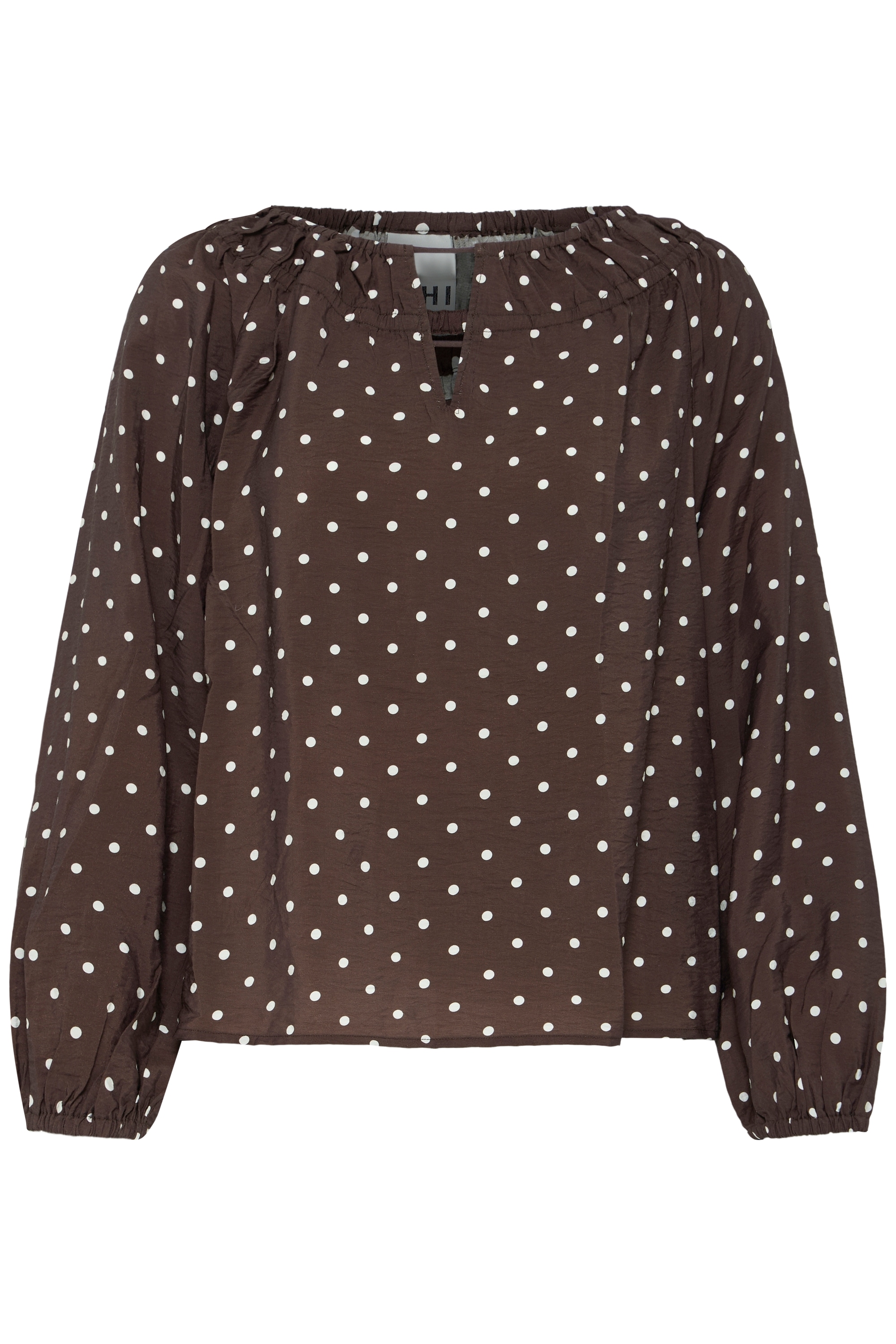 Ichi Langarmbluse "Damen Bluse langarm IHFORANA"