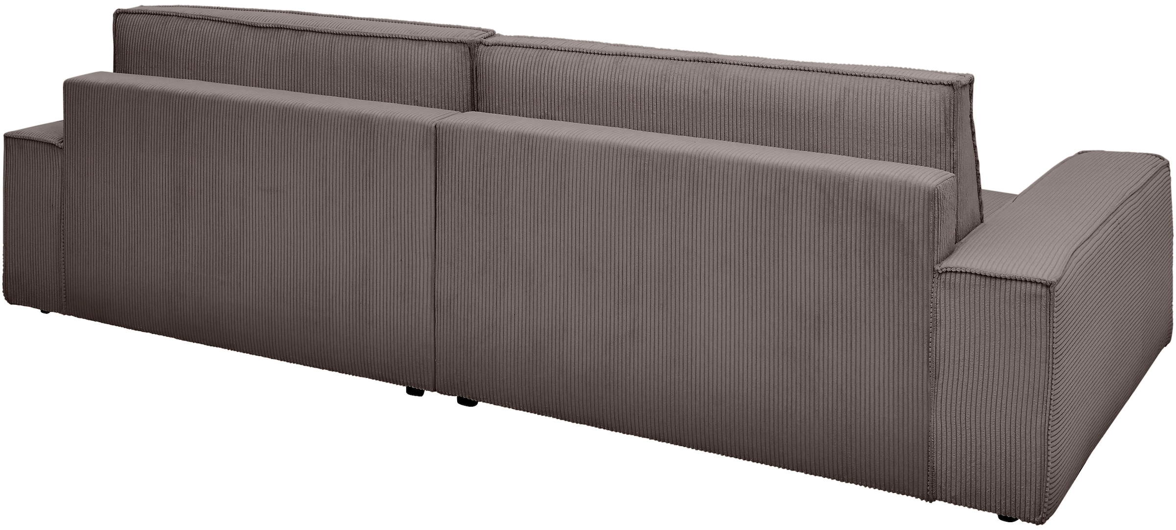Home affaire Big-Sofa »NEU: SHERWOOD XXL, Big-Sofa (316cm), extra tiefe Sitzfläche 95 cm«, bequemer Sitzkomfort, Cord u. Leinenoptik, Kedernaht