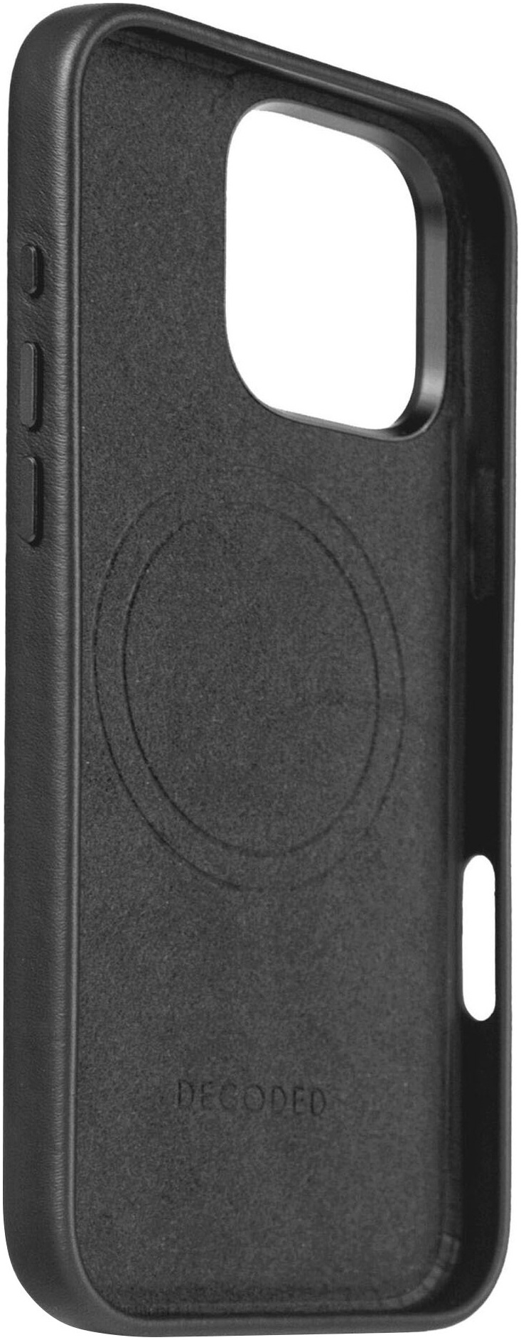 DECODED Smartphone-Hülle »Leather Backcover iPhone 16 Pro Max«, Smartphones