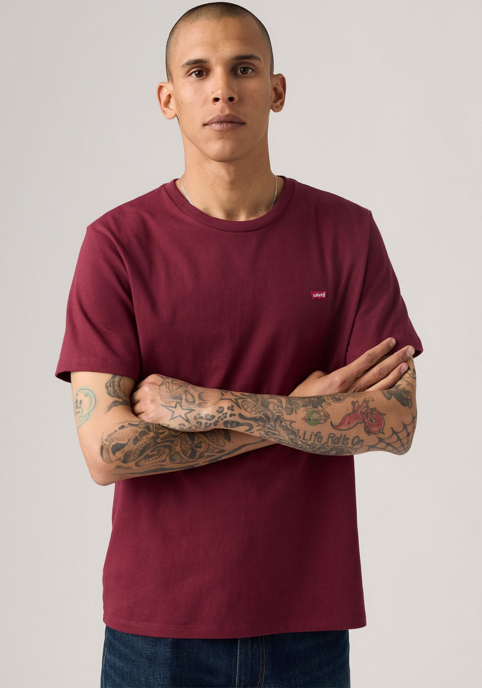 Levis T-Shirt "ORIGINAL HM TEE", mit Logo Print günstig online kaufen