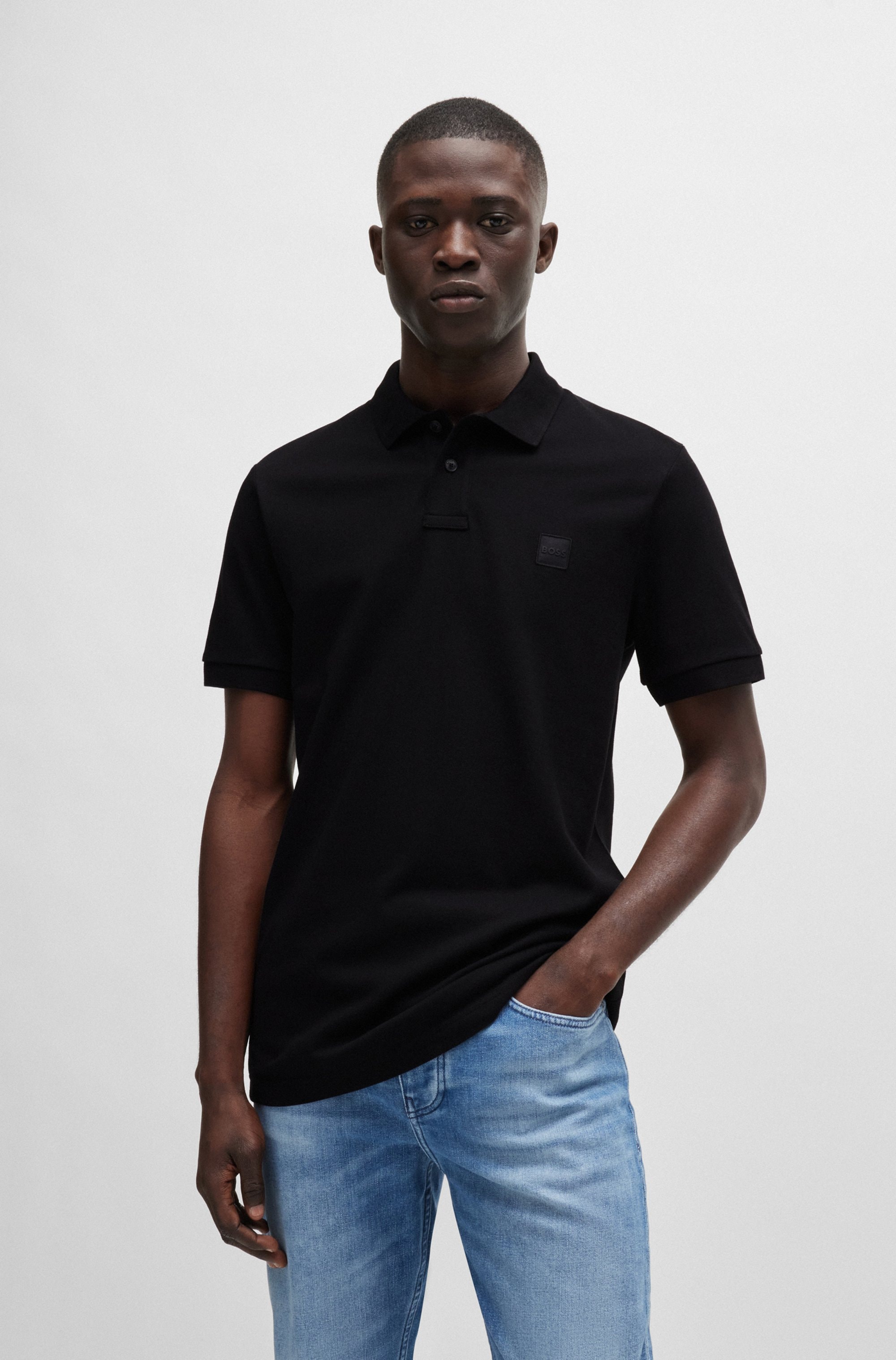 BOSS ORANGE Poloshirt "Passenger Regular Fit" Classic Stretch Pique Polo, pflegeleicht, Baumwolle mit Elasthan