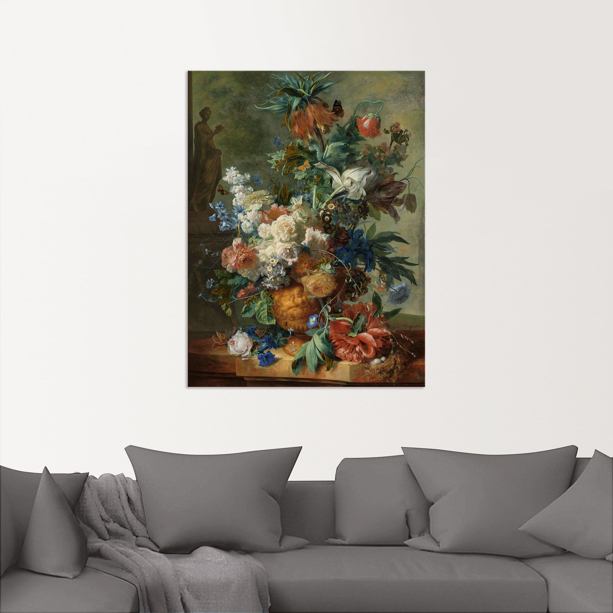 Artland Wandbild »Blumenstillleben. 1723«, Arrangements, (1 St.), als Poster in verschied. Größen