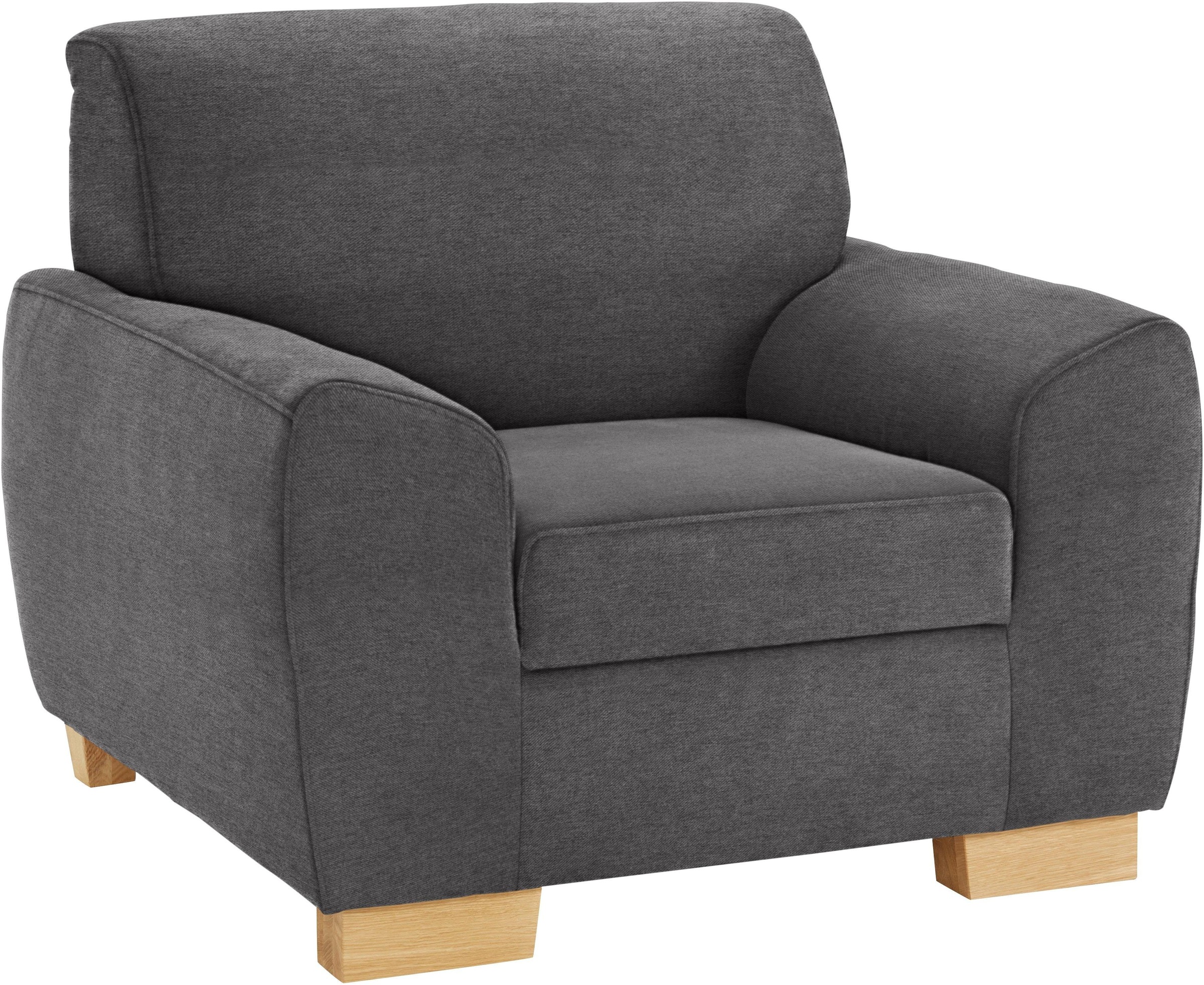 Thumbnail - DOMO collection Sessel "Incanto, kubische Formensprache, komfortabel, flache Armlehnen"