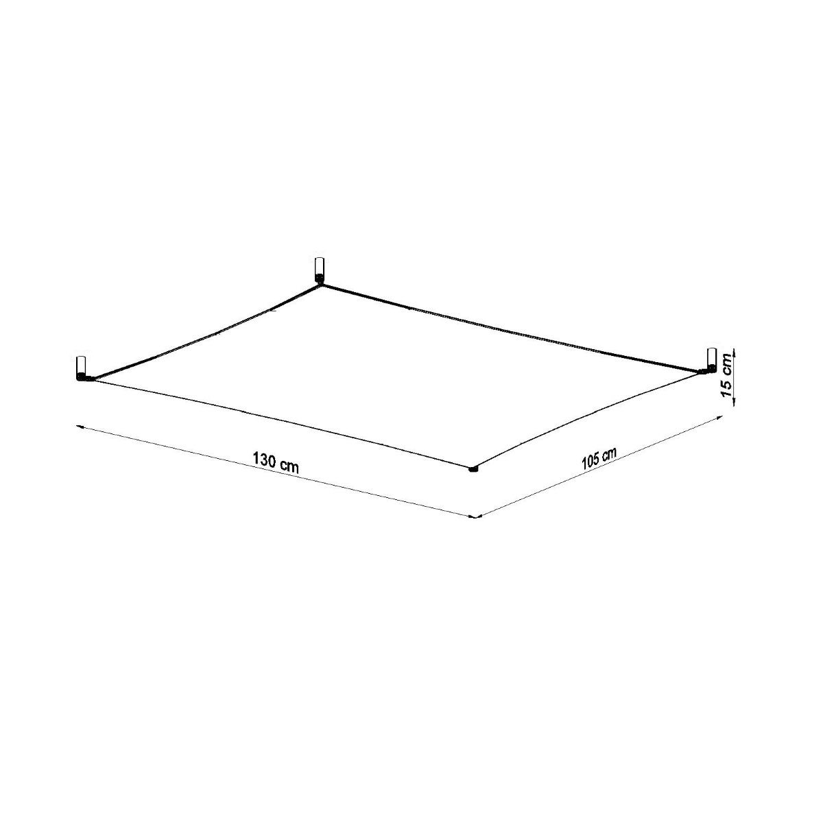 SOLLUX lighting Deckenleuchte »LUNA«, 6 flammig, Leuchtmittel G13 | LED fest integriert, Verteiltes Licht