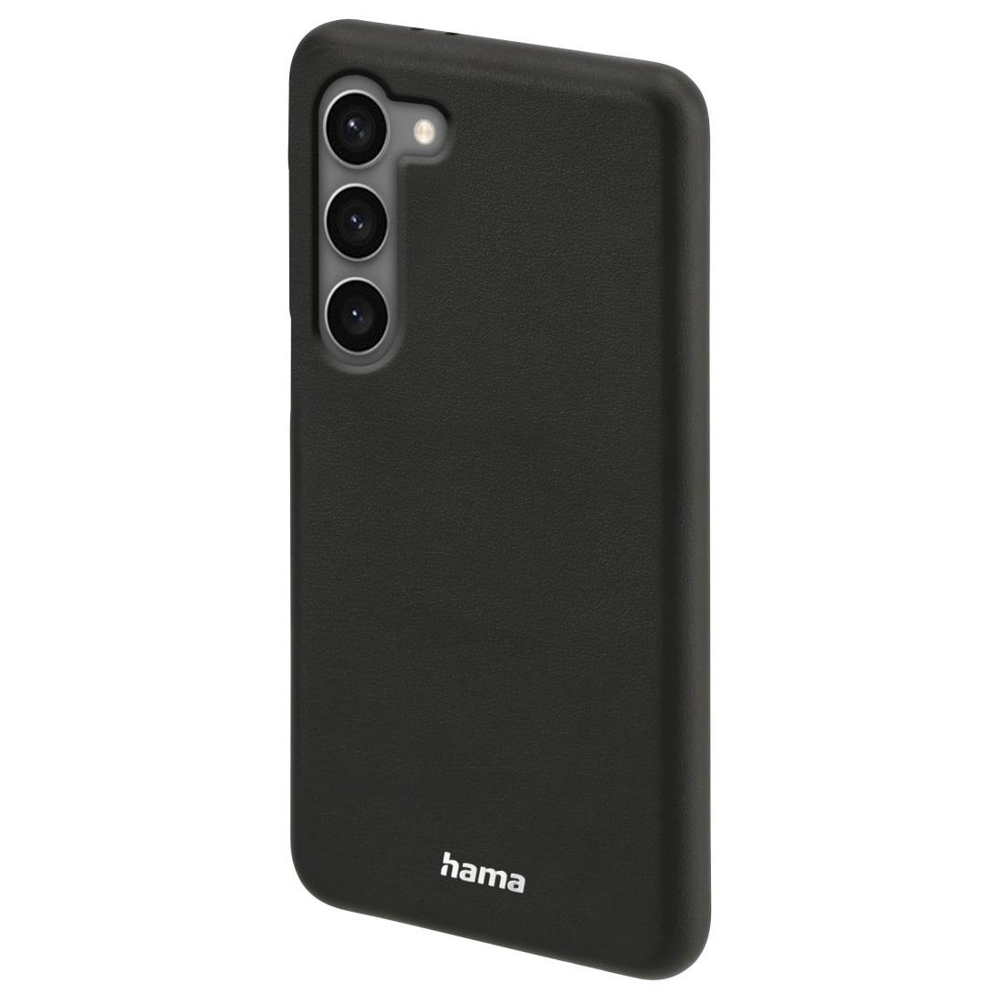 Hama Smartphone-Hülle »Cover "Finest Sense" für Samsung Galaxy S23, Schwarz«