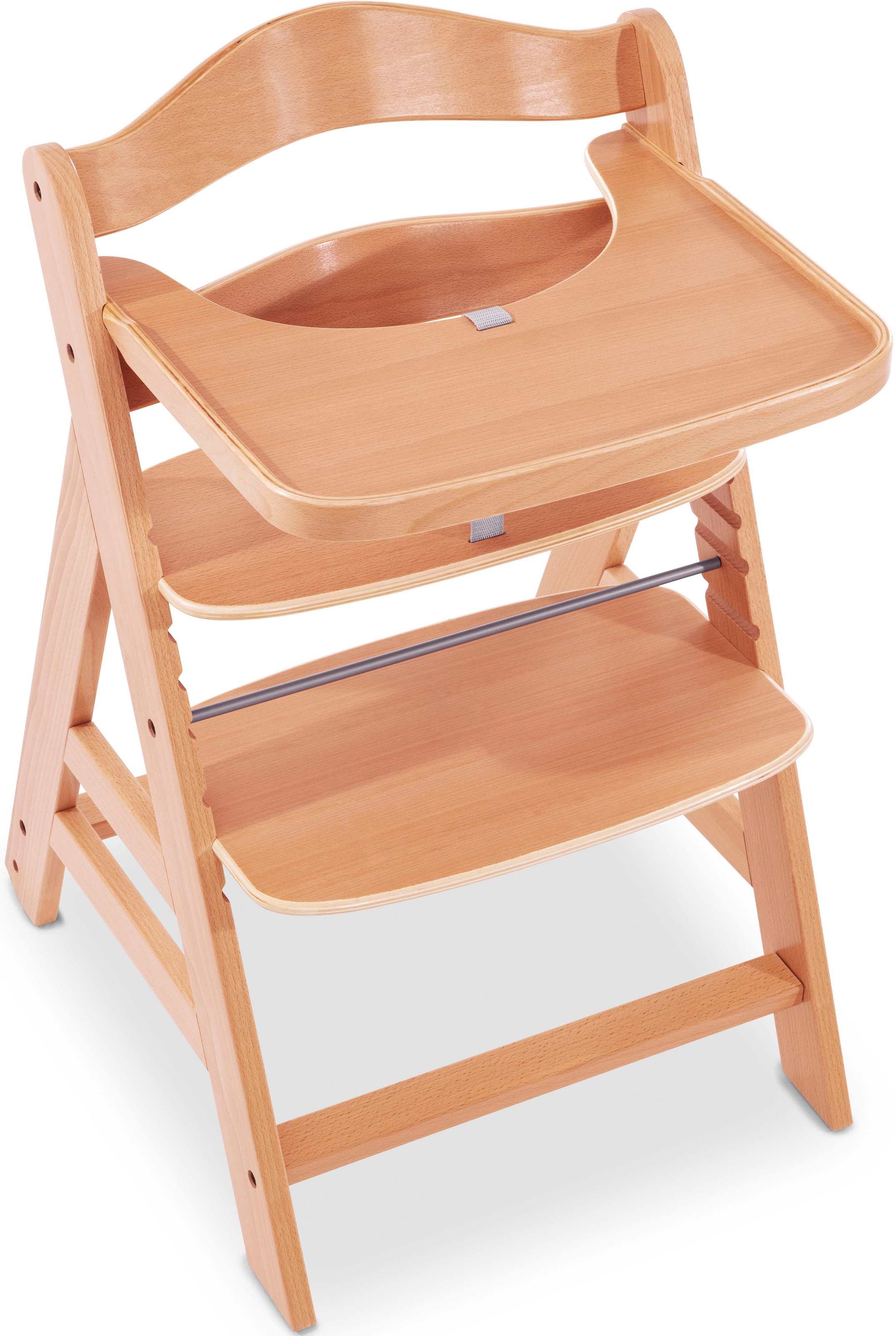 Hauck Hochstuhltablett »Alpha Wooden Tray Essbrett, natur«, für Hochstühle Alpha+ und Alpha+ Select