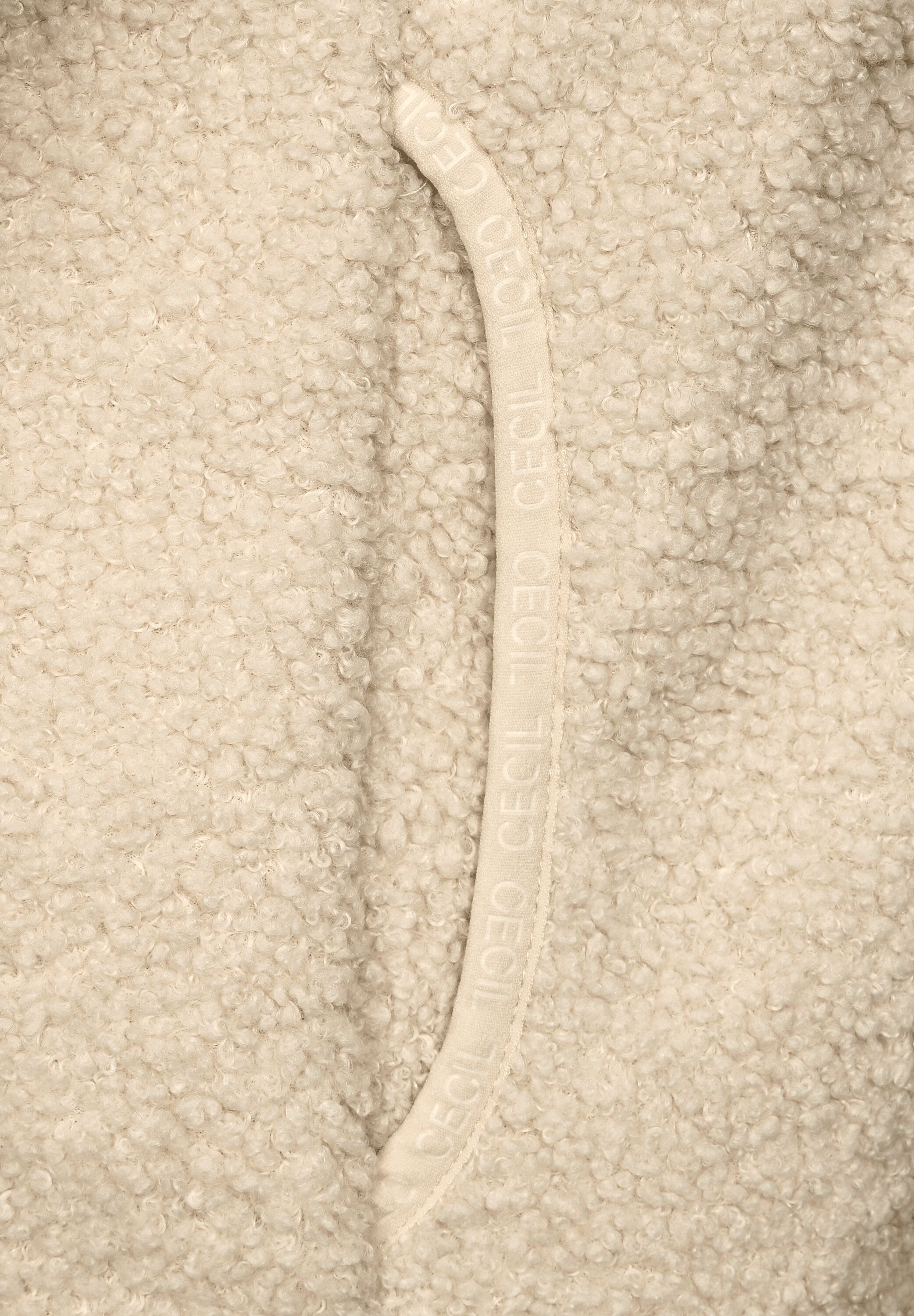 Cecil Fleecejacke, ohne Kapuze, mit Ripp-Details
