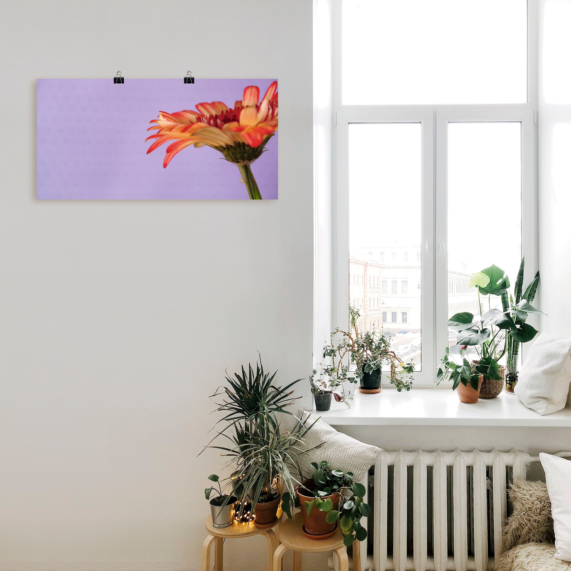 Artland Wandbild »Blume«, Blumen, (1 St.), als Leinwandbild, Wandaufkleber oder Poster in versch. Größen
