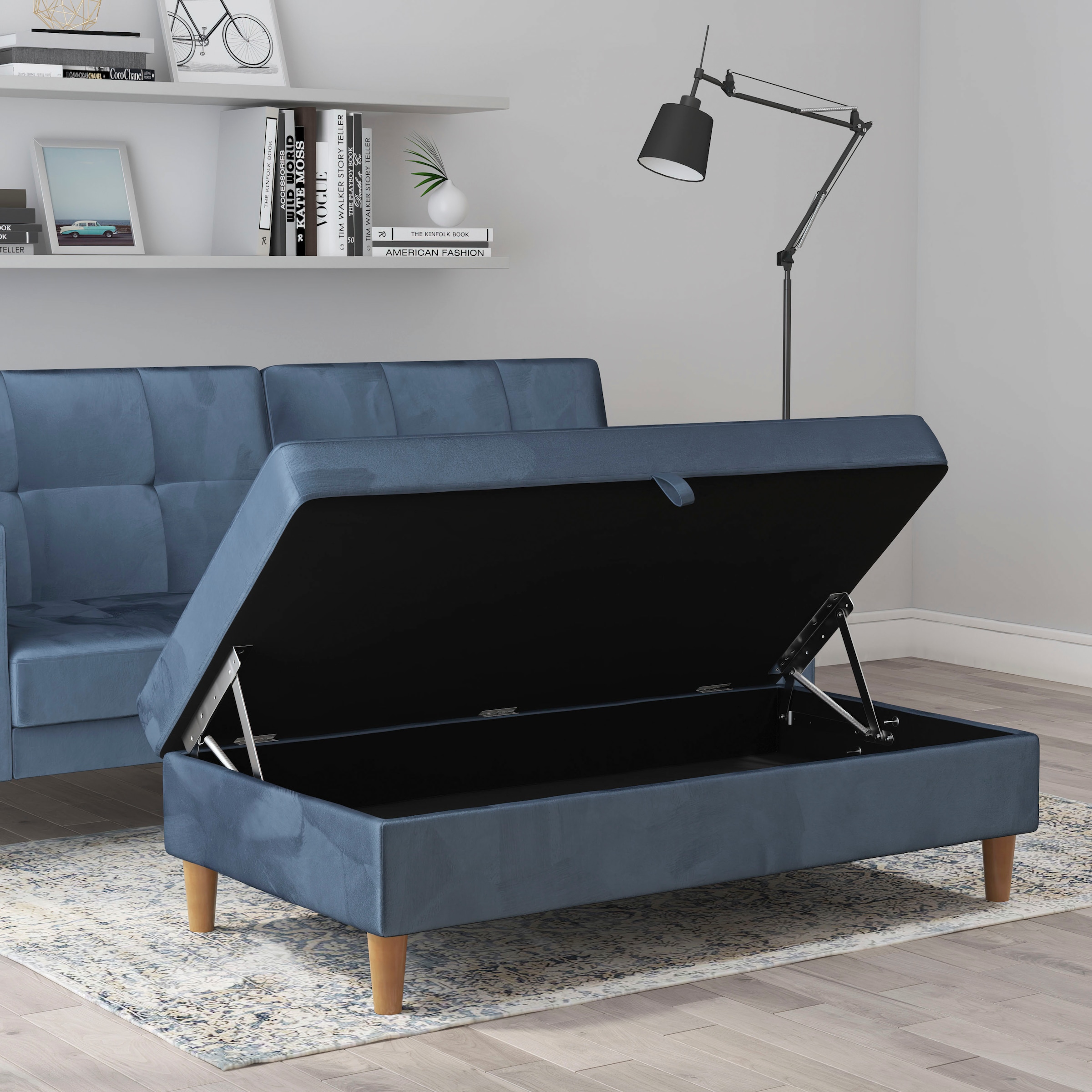 Dorel Home Stauraumhocker »Lilly« 1 Stk. tlg. mit Stauraum, frei in Raum stellbar, Sitzhöhe 43 cm