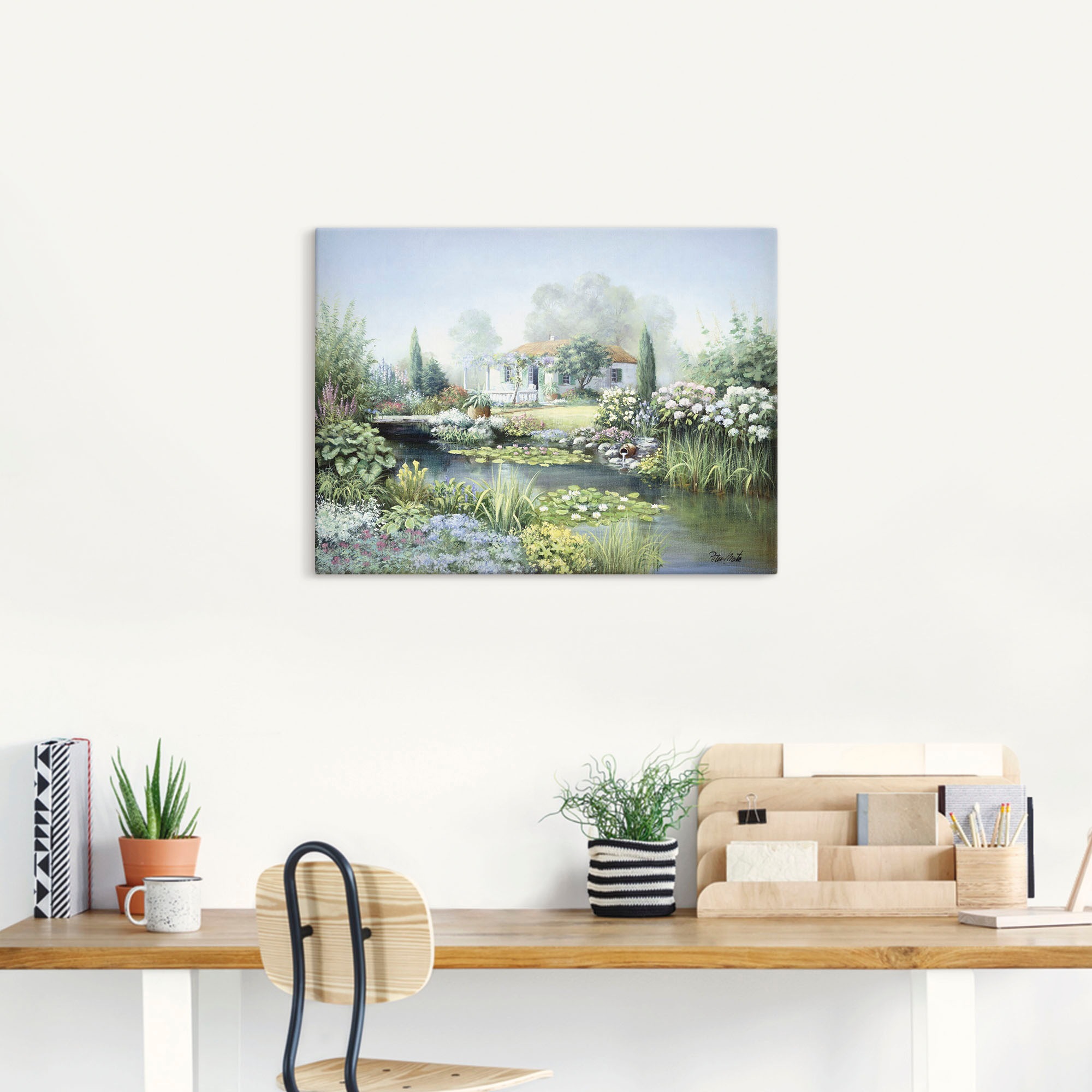 Thumbnail - Artland Leinwandbild "Schatzgarten" Garten 1 Stk. tlg. als Leinwandbild, Poster in verschied. Größen